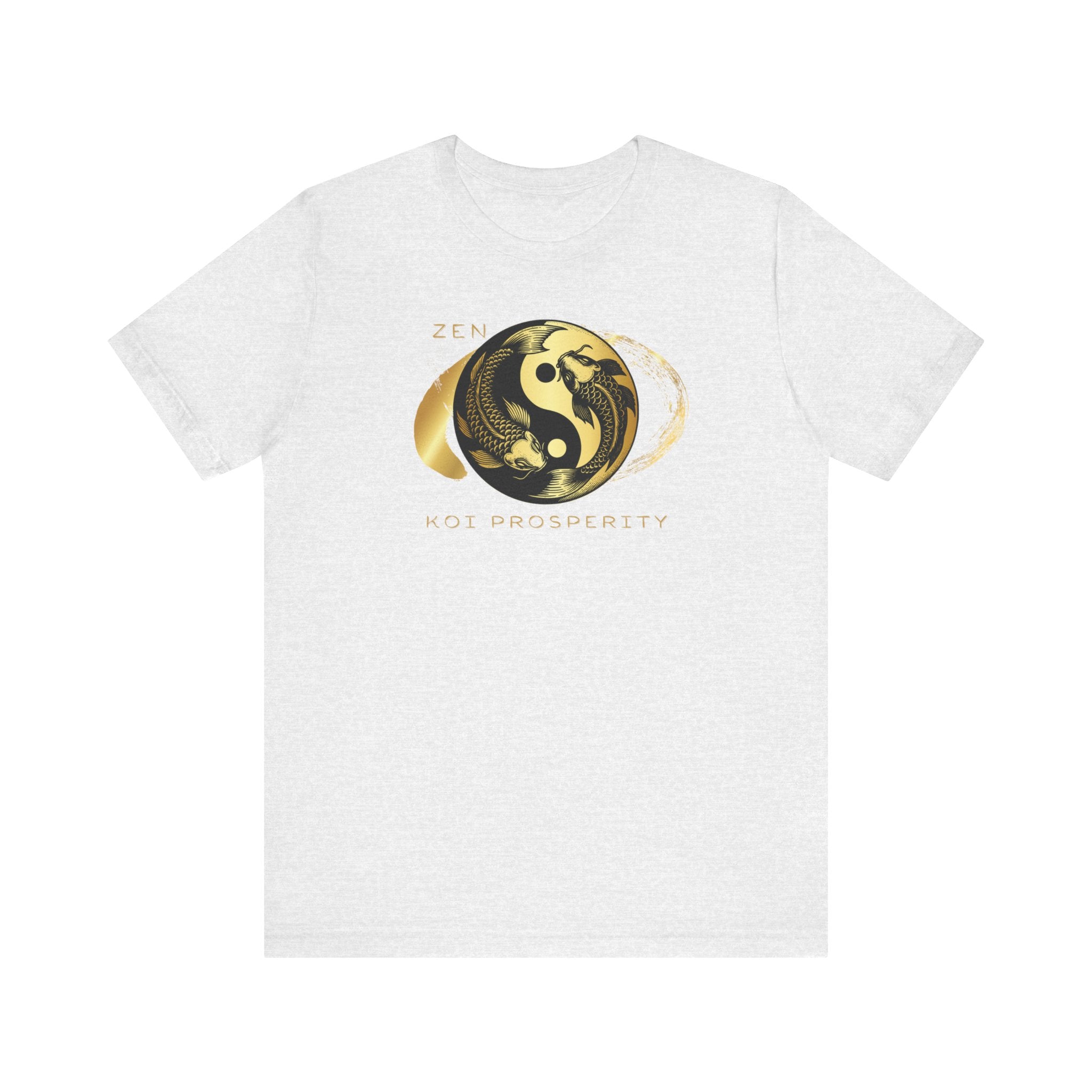 Empowering T-shirt - Zen Koi Collection Gold, Colors of Meaning
