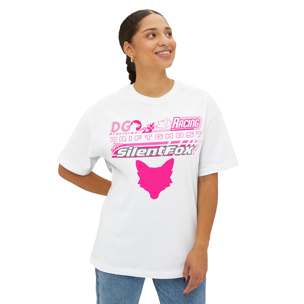 Magenta Fox Racing Box Tee Collection - SF Drift Ghost