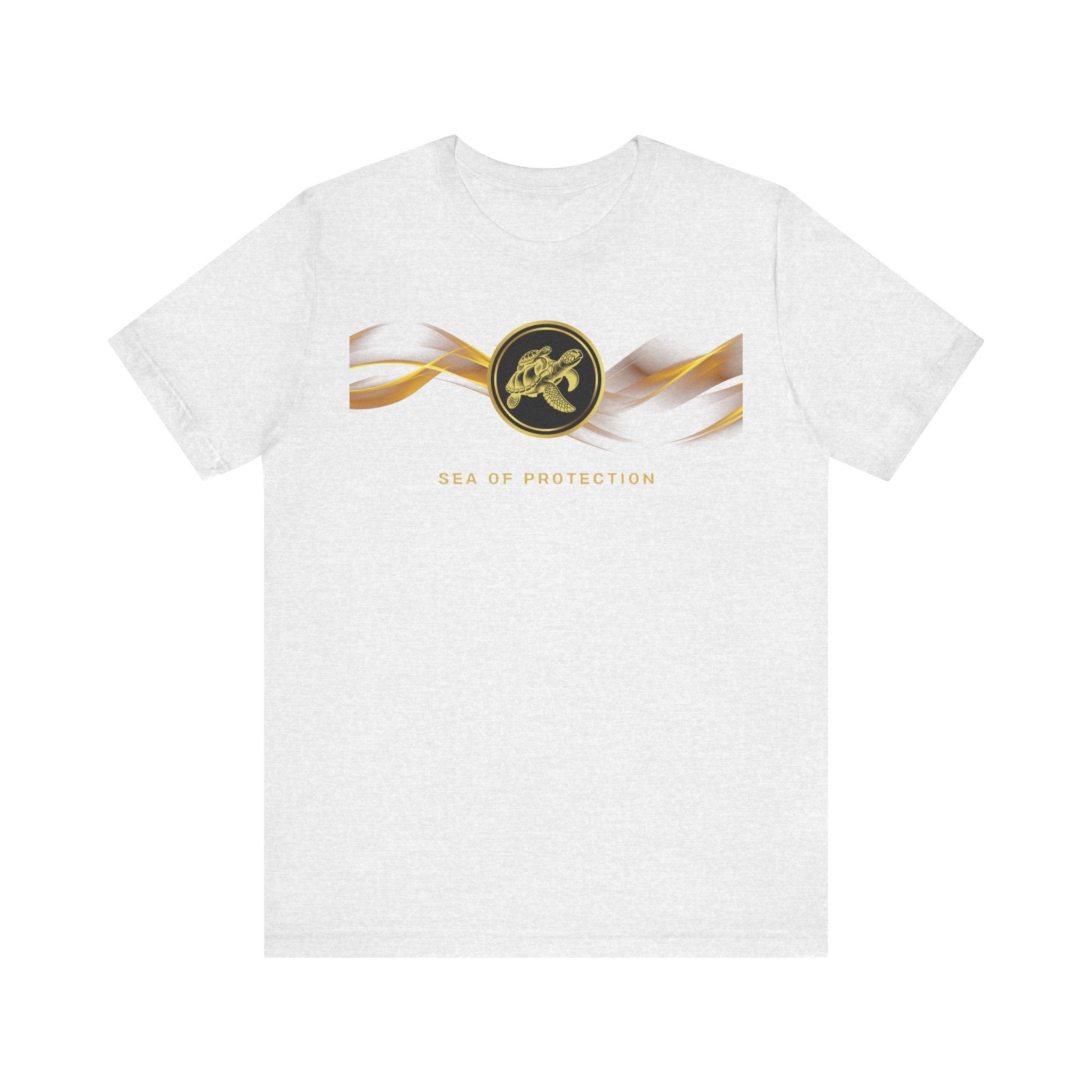 Empowering T-shirt - Zen Turtle Collection Black Protection