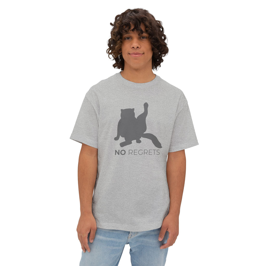 Animal Attitude Box-Tee Line - No Regrets Cat