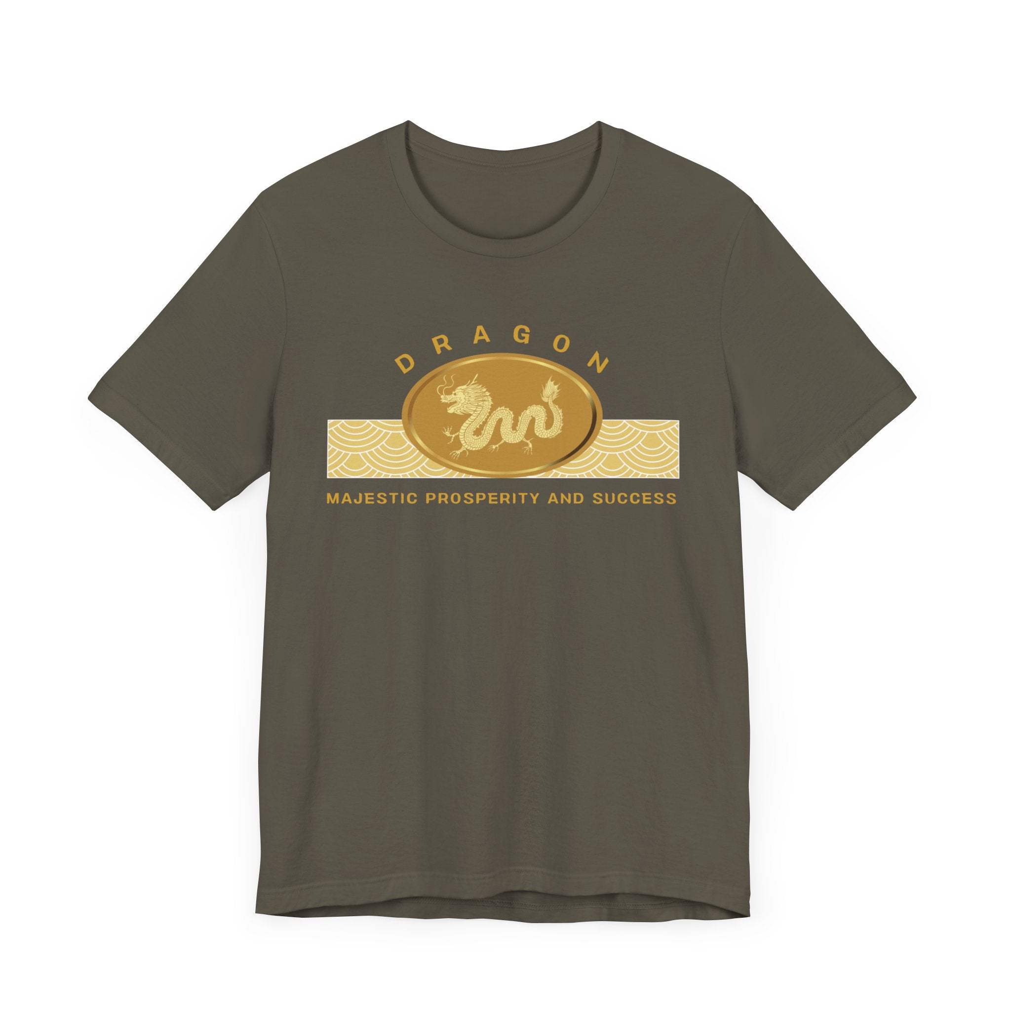 Empowering T-shirt - Zen Dragon Collection Gold Majestic