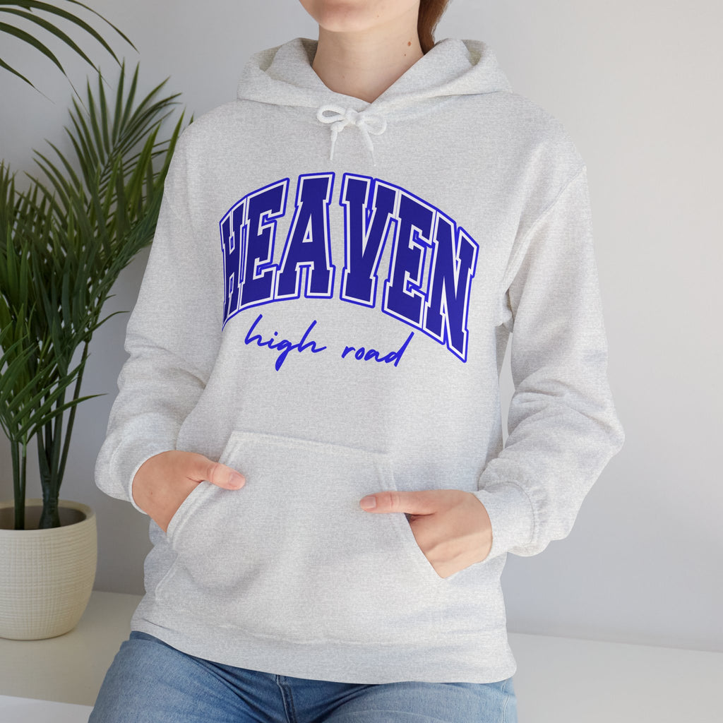 Higher Ground Blue Hoodie Line - Heaven High Road