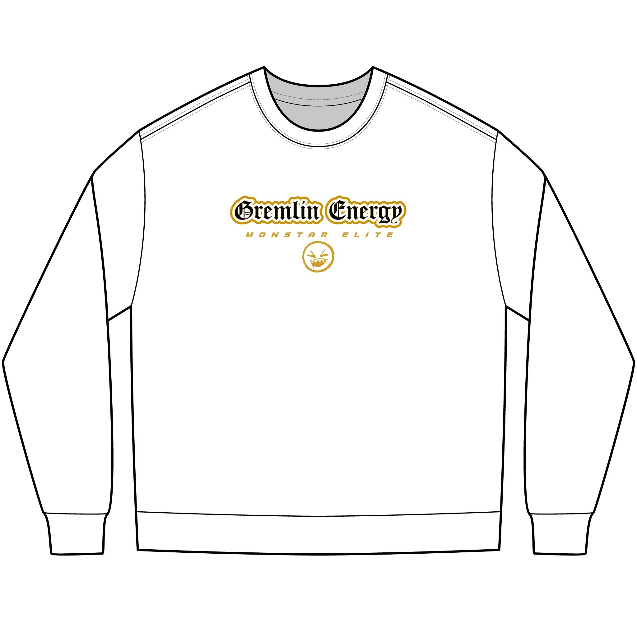 Monstar Elite Long Sleeve T-Shirt Line - Gremlin Energy