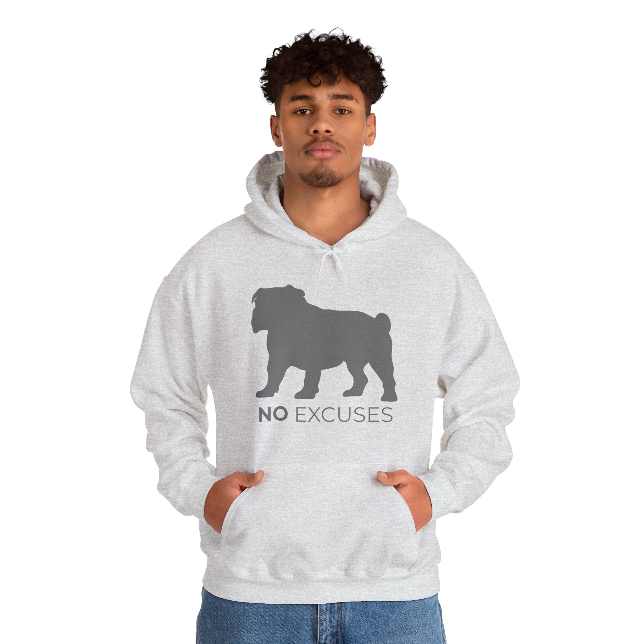 Animal Attitude Hoodie Line - No Excuses Dog