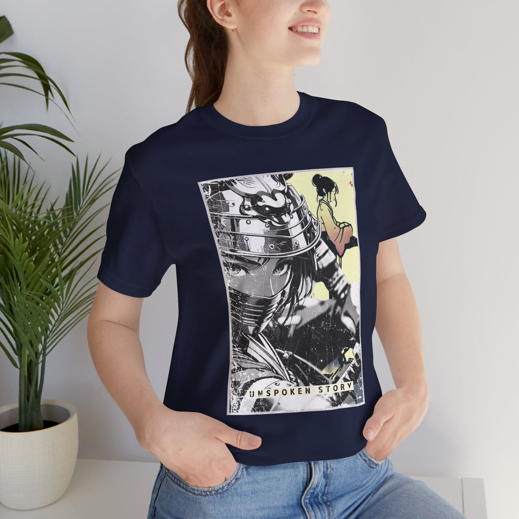 Anime Warrior Girl T-shirt - Unspoken Story