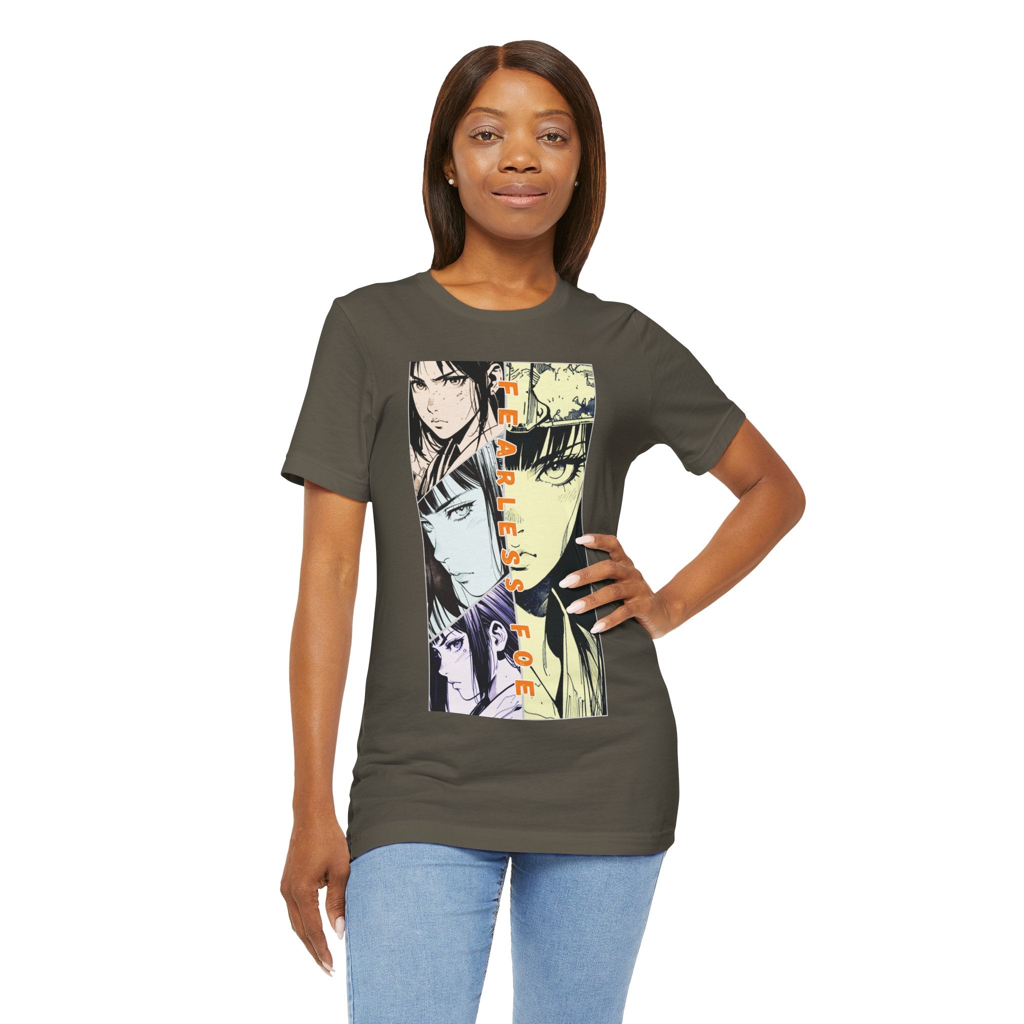 Anime Silent Hero T-shirt - Fearless Foe