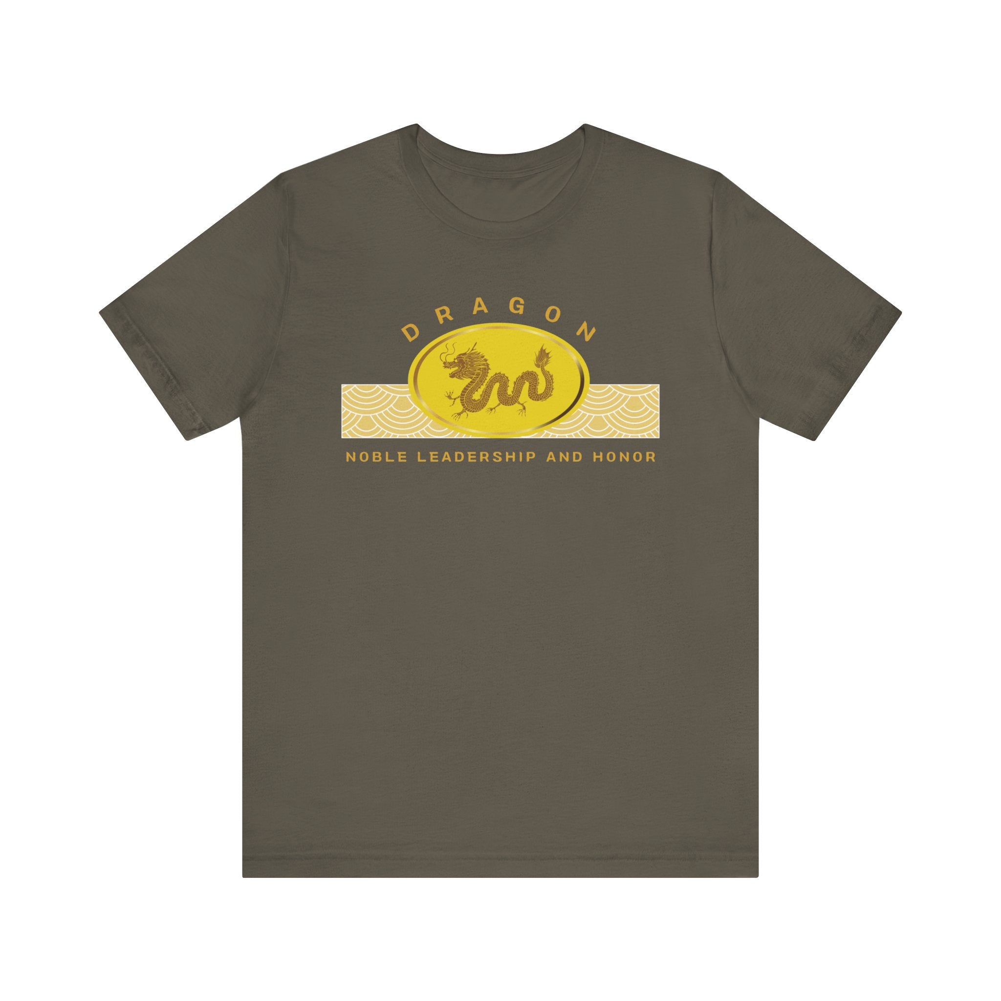 Empowering T-shirt - Zen Dragon Collection Yellow Noble