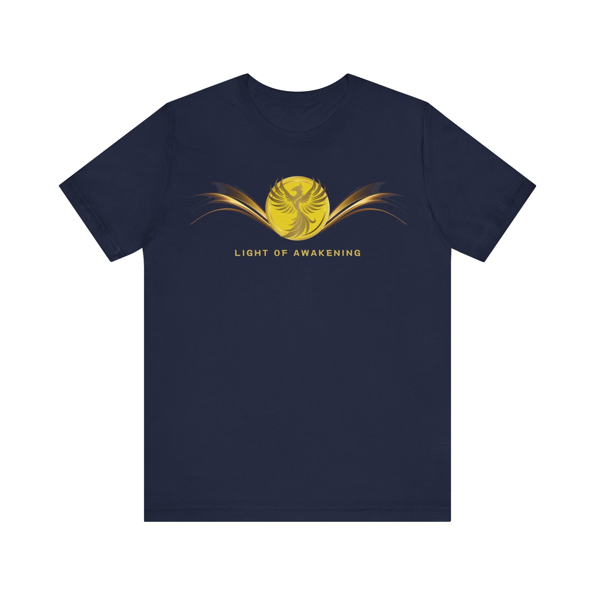 Empowering T-shirt - Zen Phoenix Collection Yellow Awakening