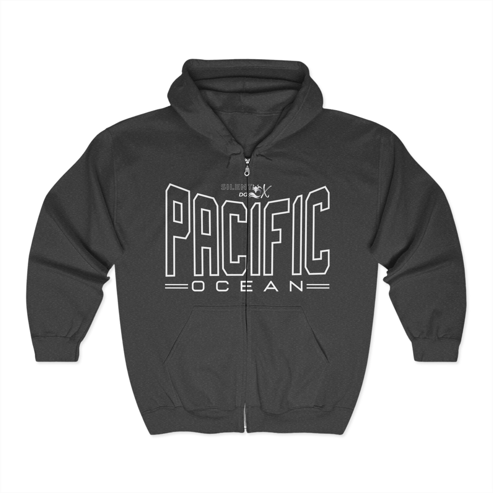 5 Oceans Hoodie Zipper Collection - Pacific Ocean Tranquil Reach