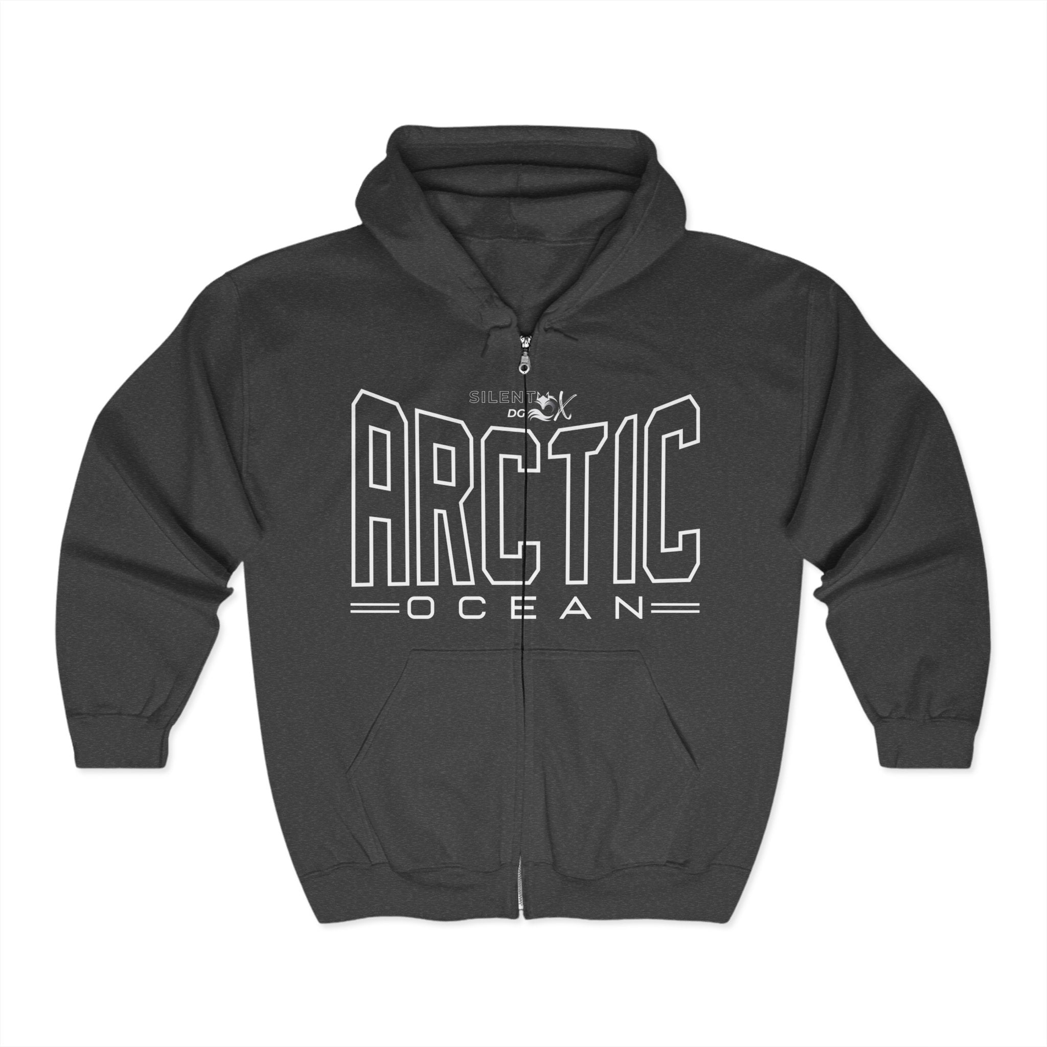 5 Oceans Hoodie Zipper Collection - Arctic Ocean Iceborn Silence