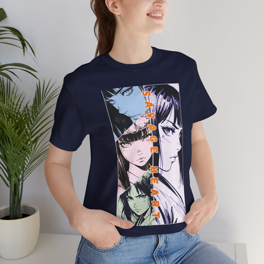 Anime Silent Hero T-shirt - Savage Heart