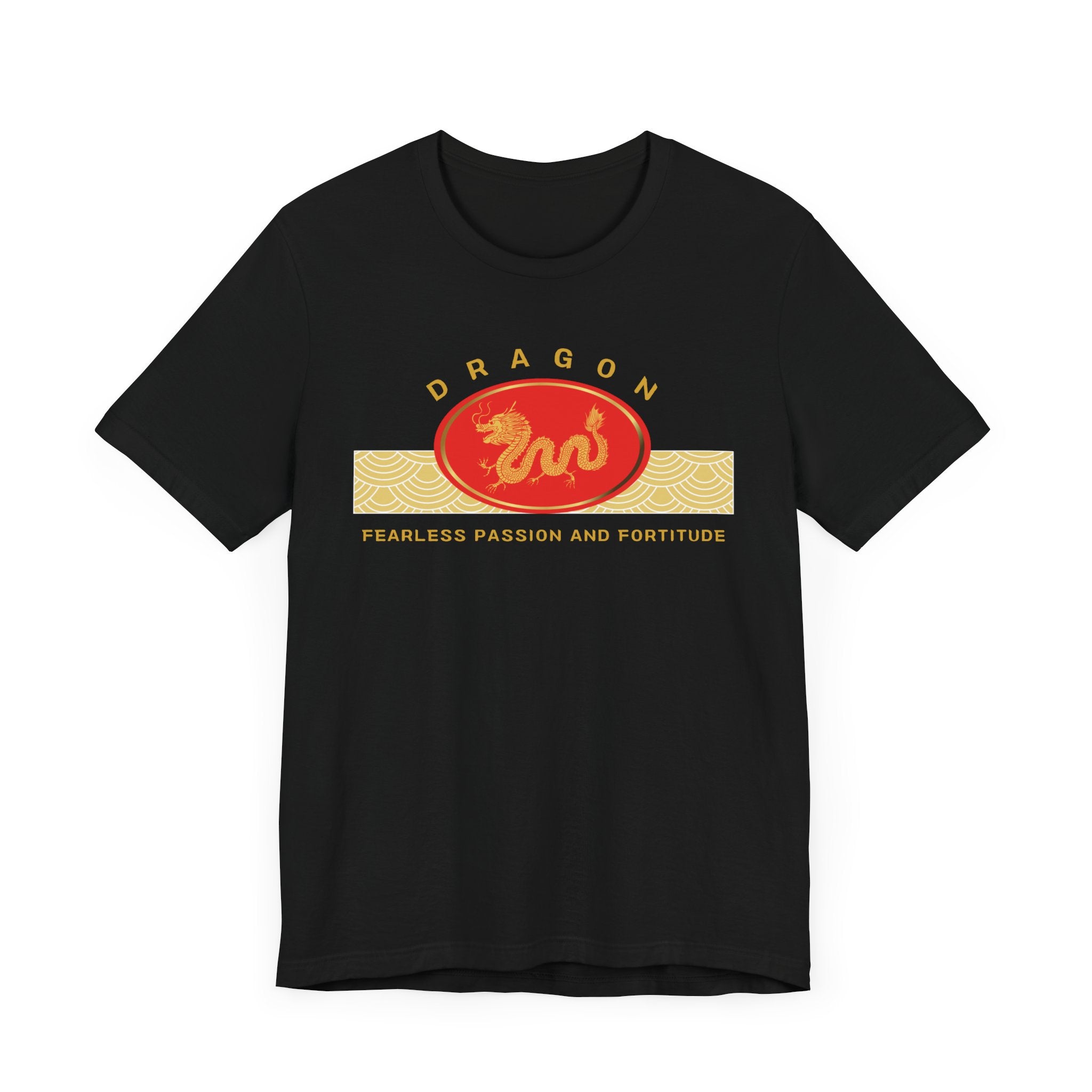 Empowering T-shirt - Zen Dragon Collection Red Fearless