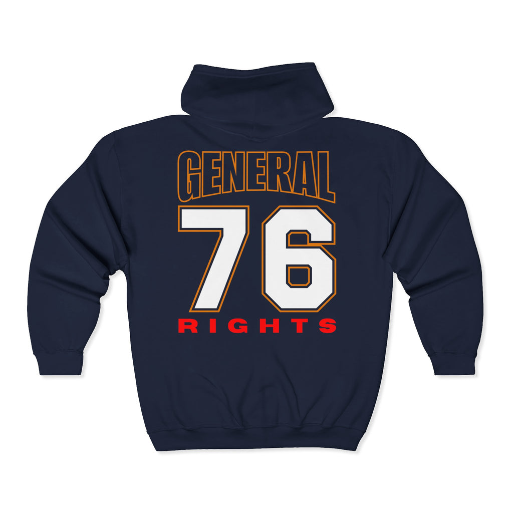 General Numbered Zip Hoodie Collection - 76 General Rights