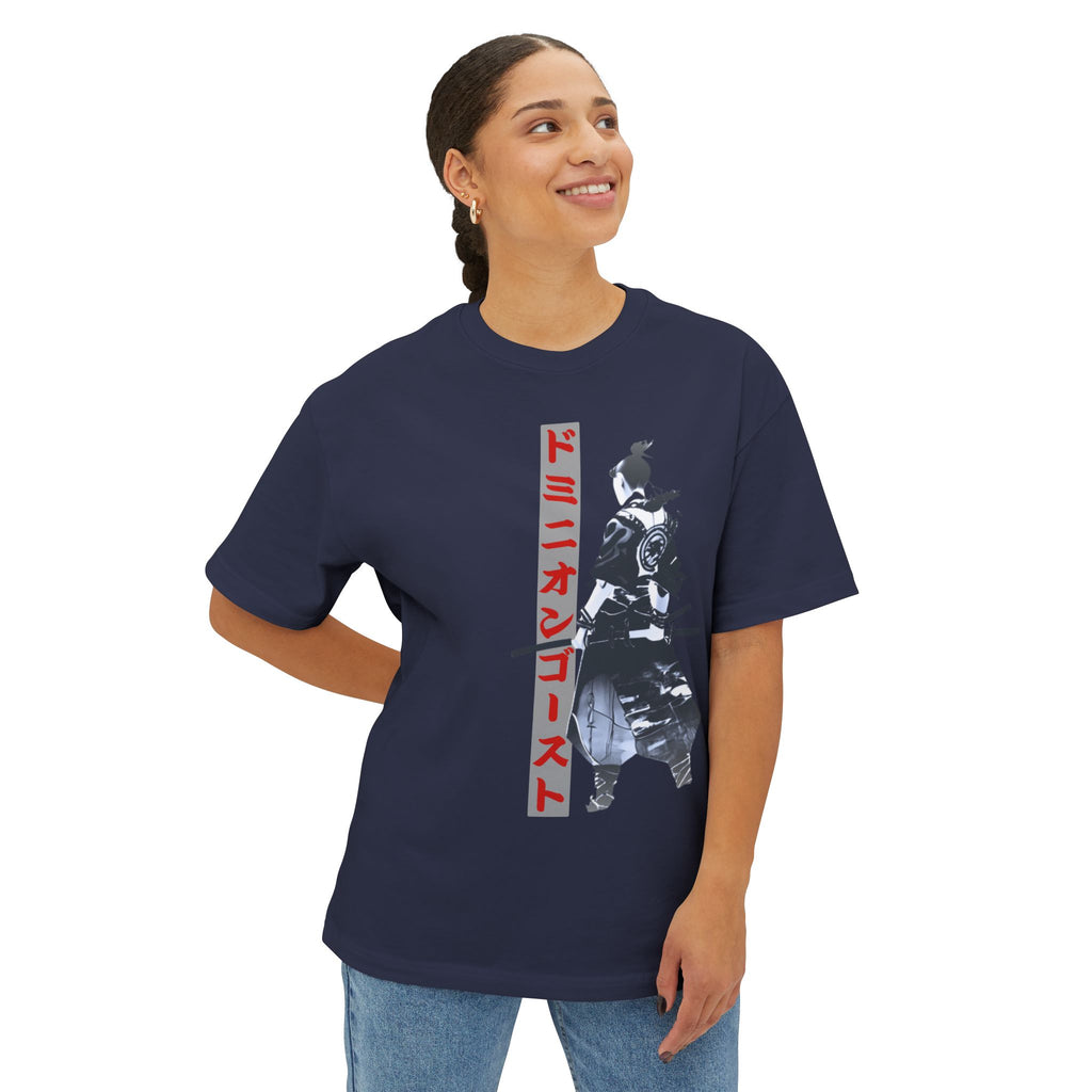 Anime Design Oversize T-shirt - SF Dominion Ghost