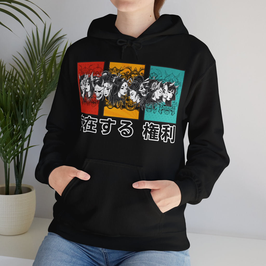 Hooded Sweatshirt Comic - Right To Be