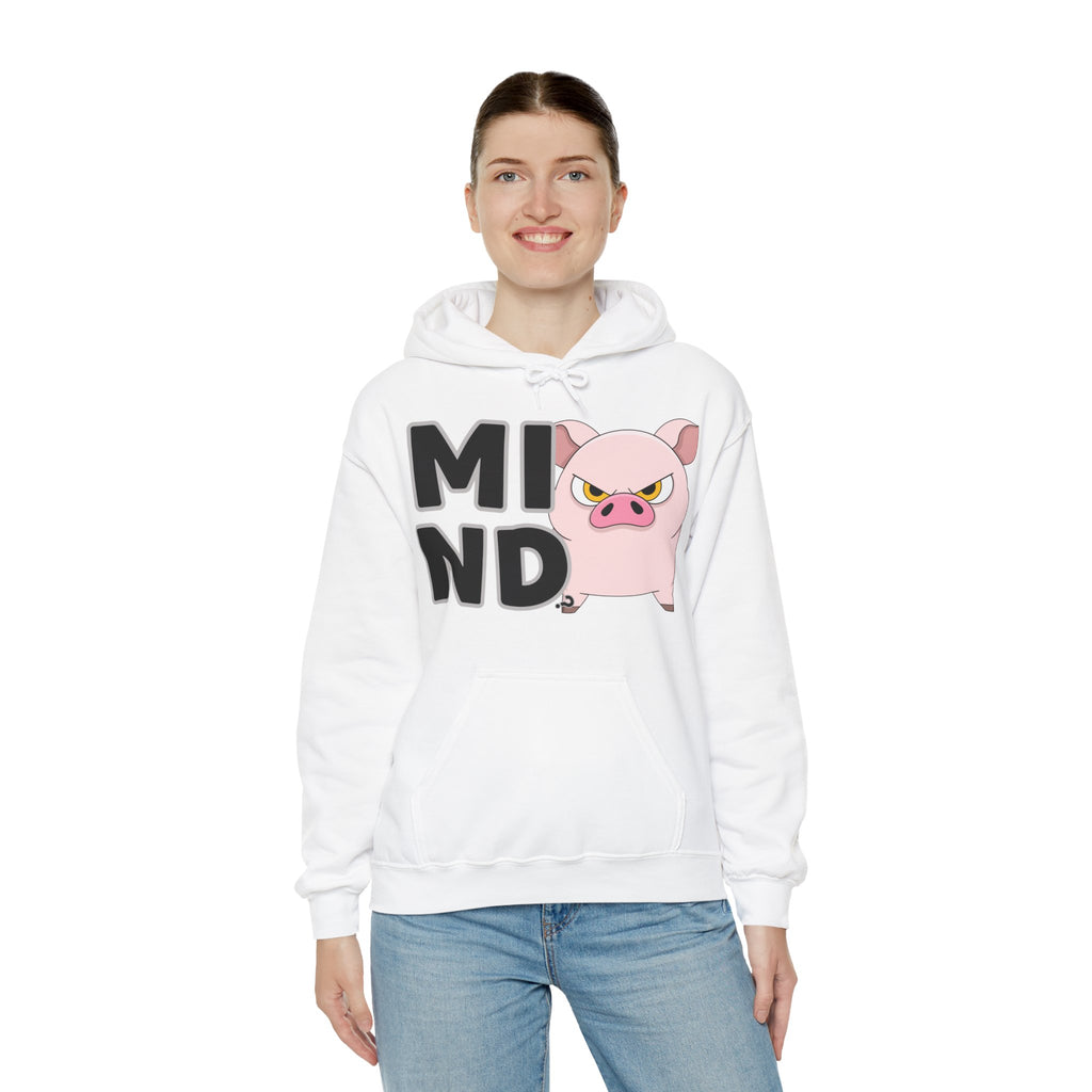 Hooded Sweatshirt Humor - Mind? Pig