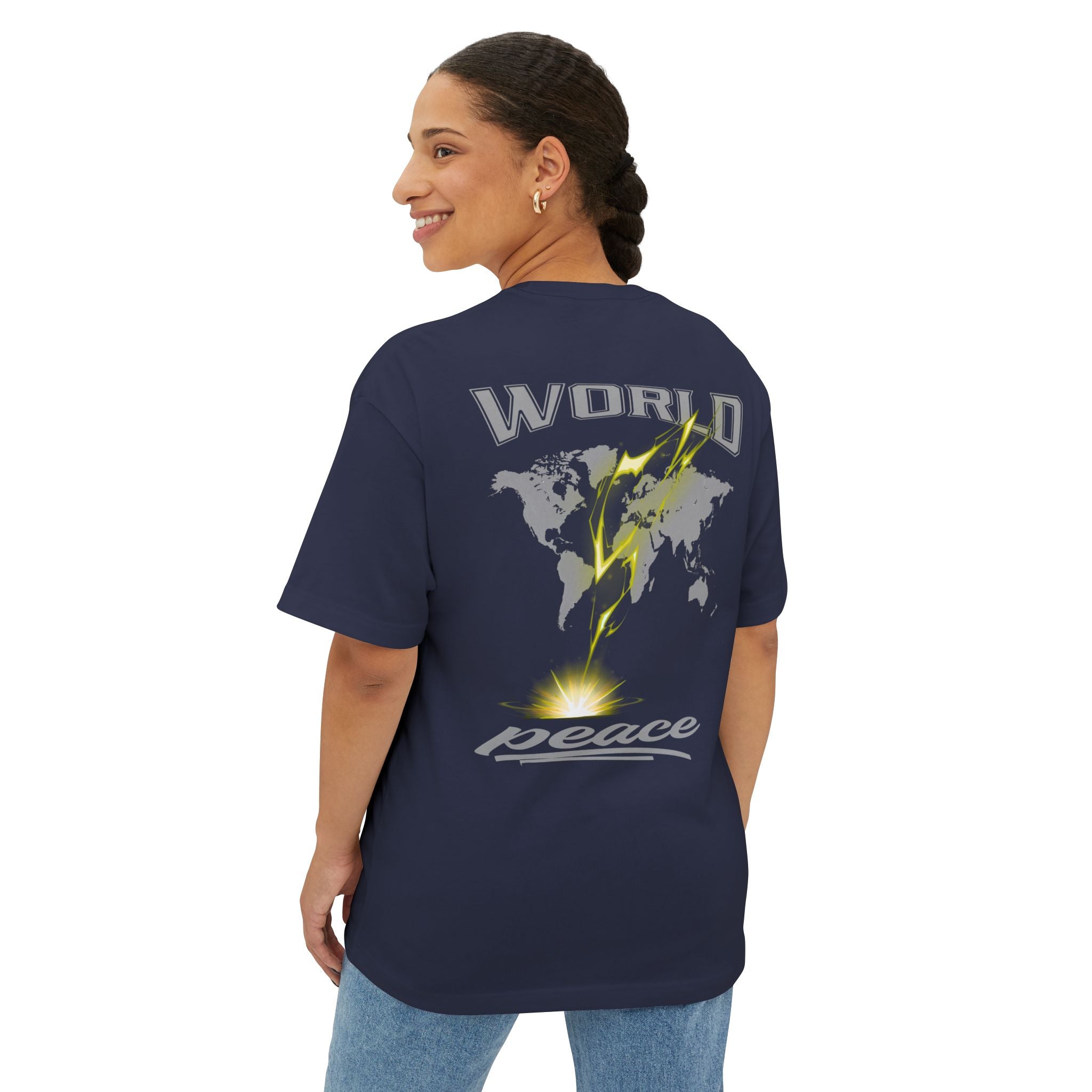 World Collection Design Casual Streetwear T-shirt - World Peace