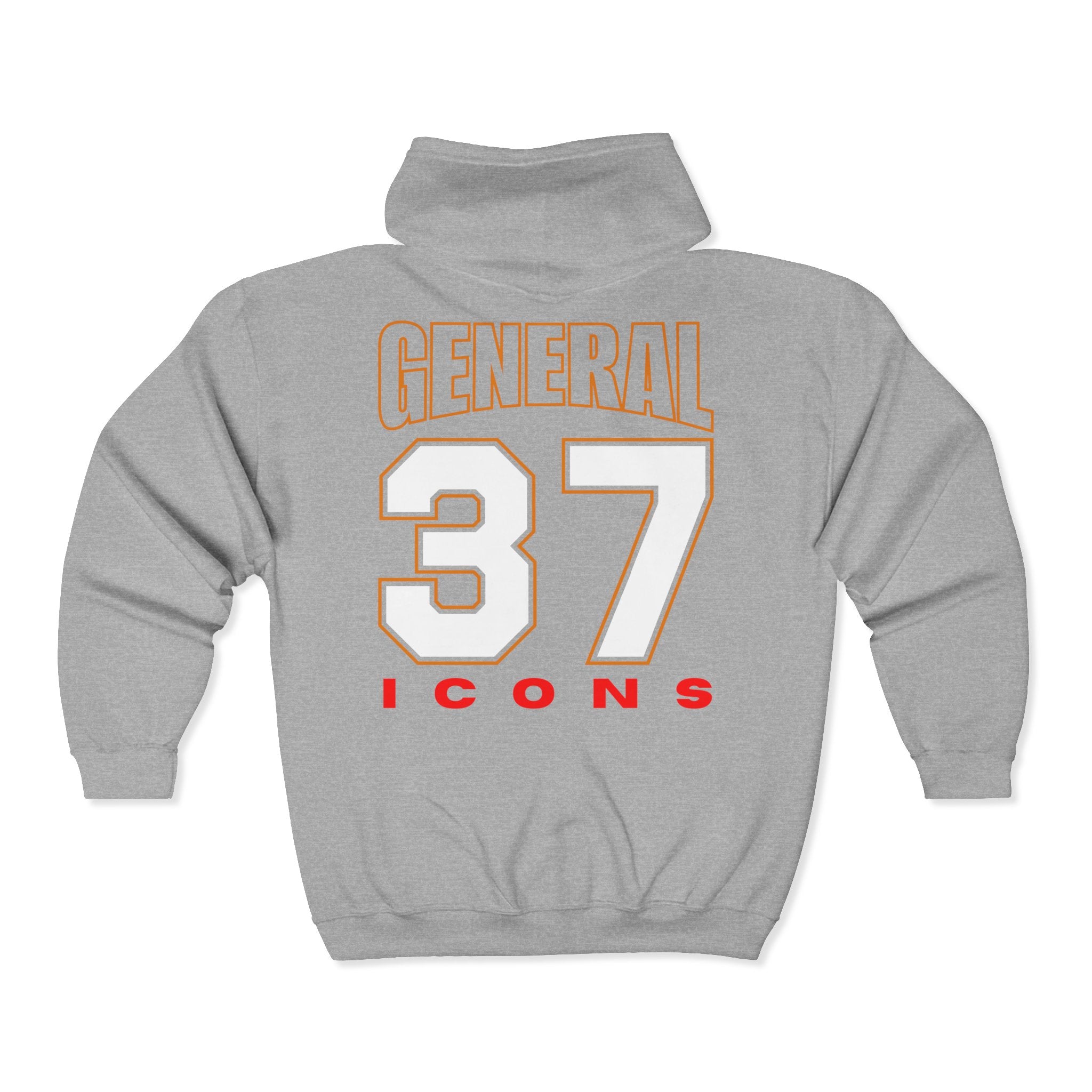 General Numbered Zip Hoodie Collection - 37 General Icons