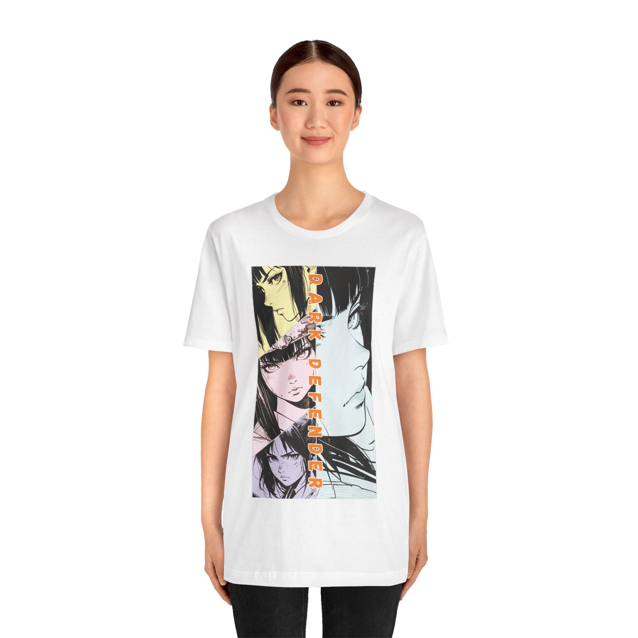 Anime Silent Hero T-shirt - Dark Defender