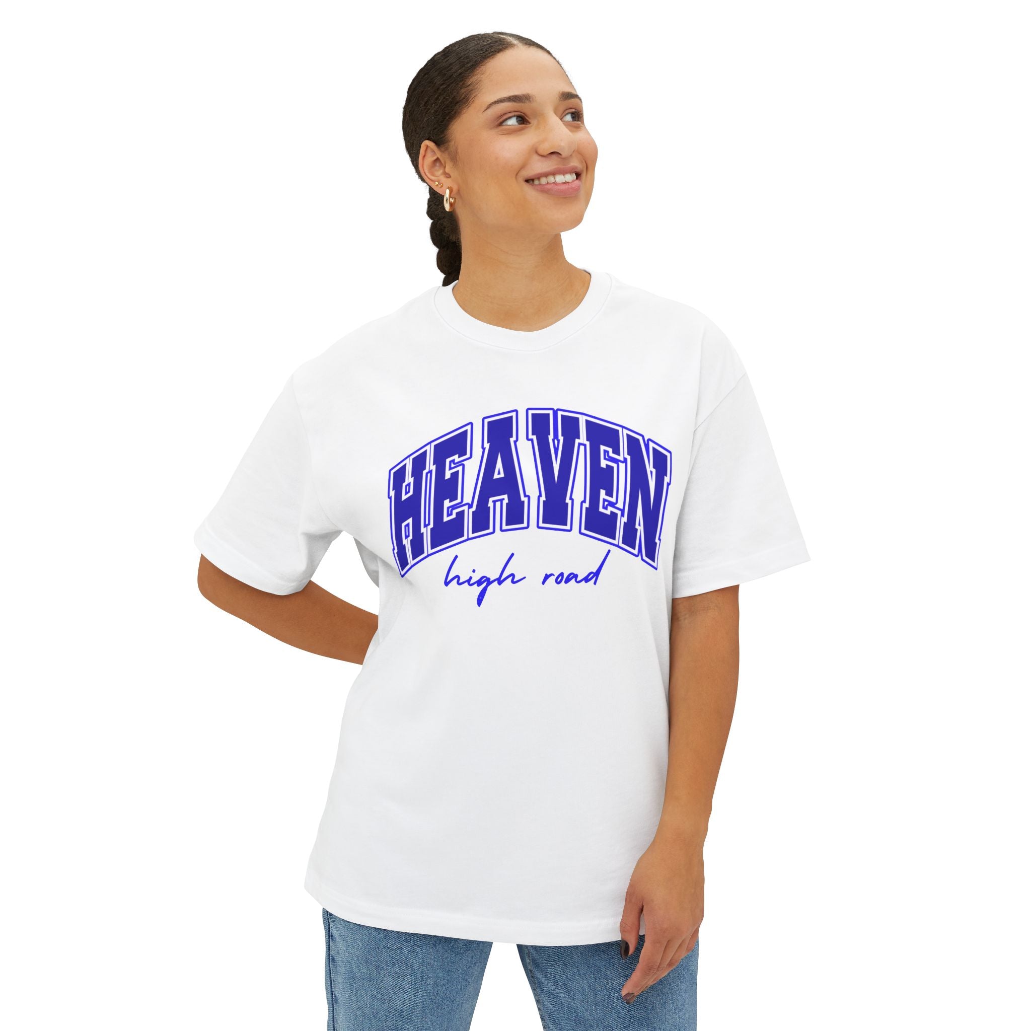 Higher Ground Blue Box-Tee Line - Heaven High Road