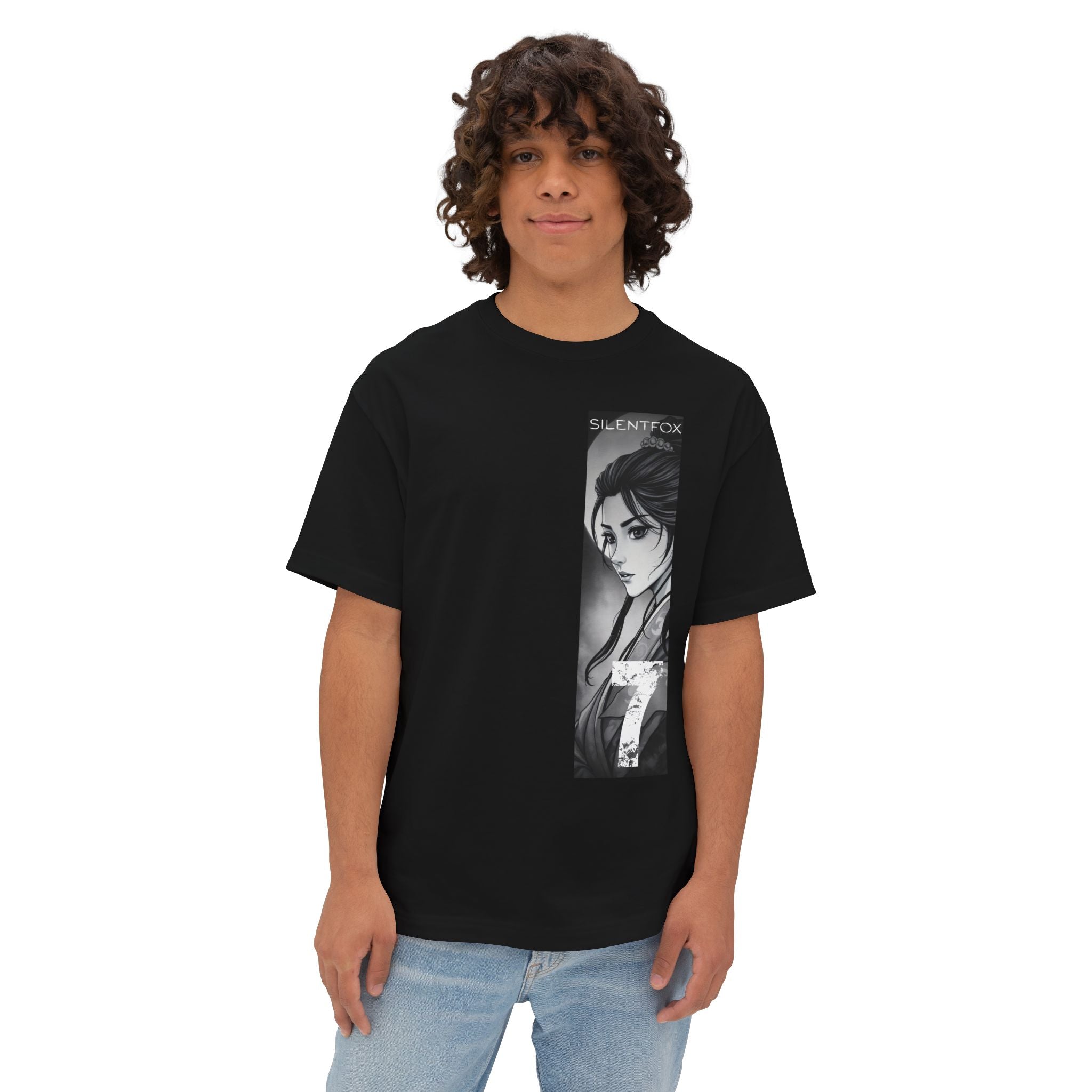 Anime Design Oversize T-shirt - SF Guardian - Dawn #7