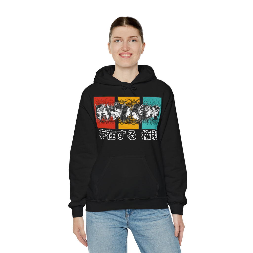 Hooded Sweatshirt Comic - Right To Be