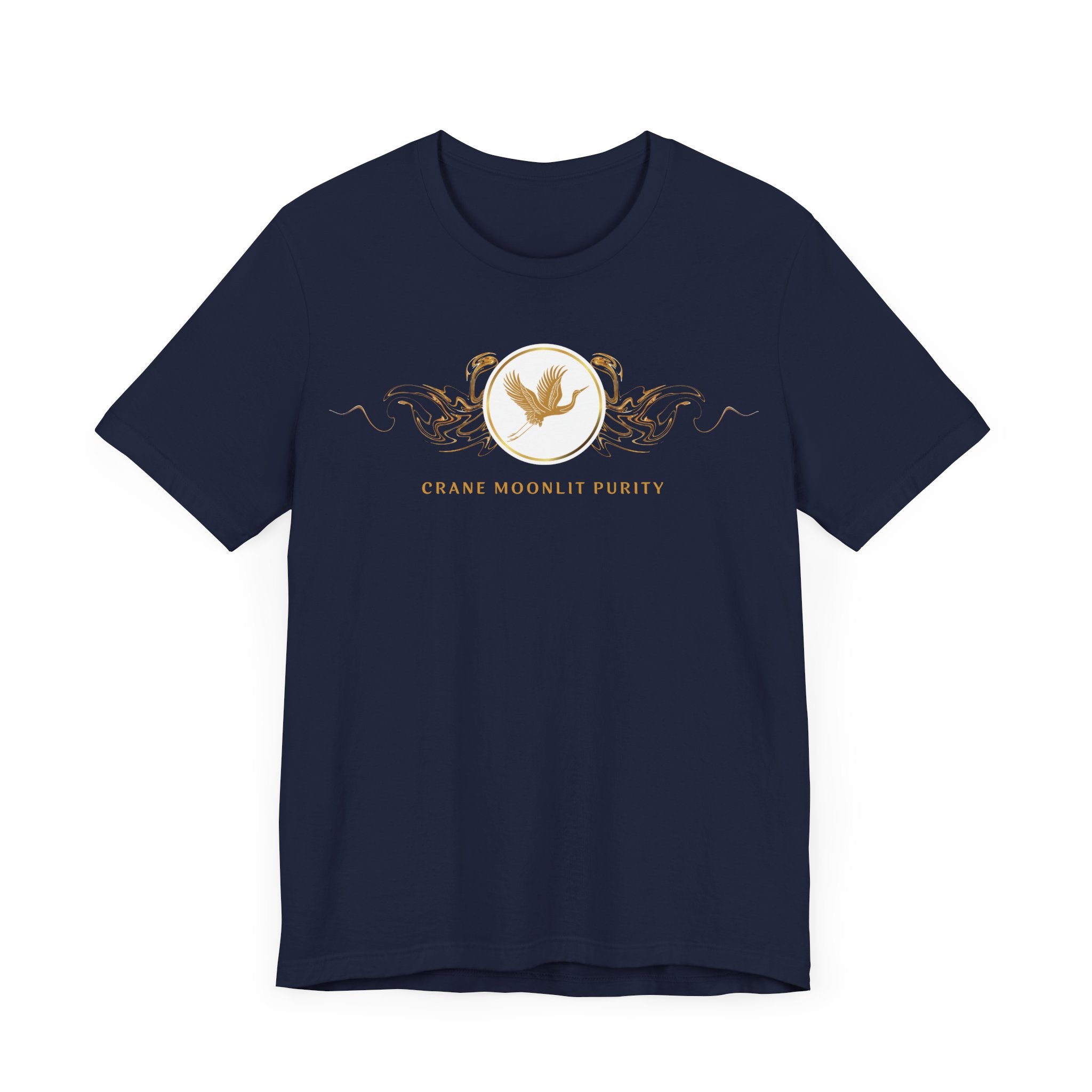 Empowering T-shirt - Zen Crane Collection White Purity