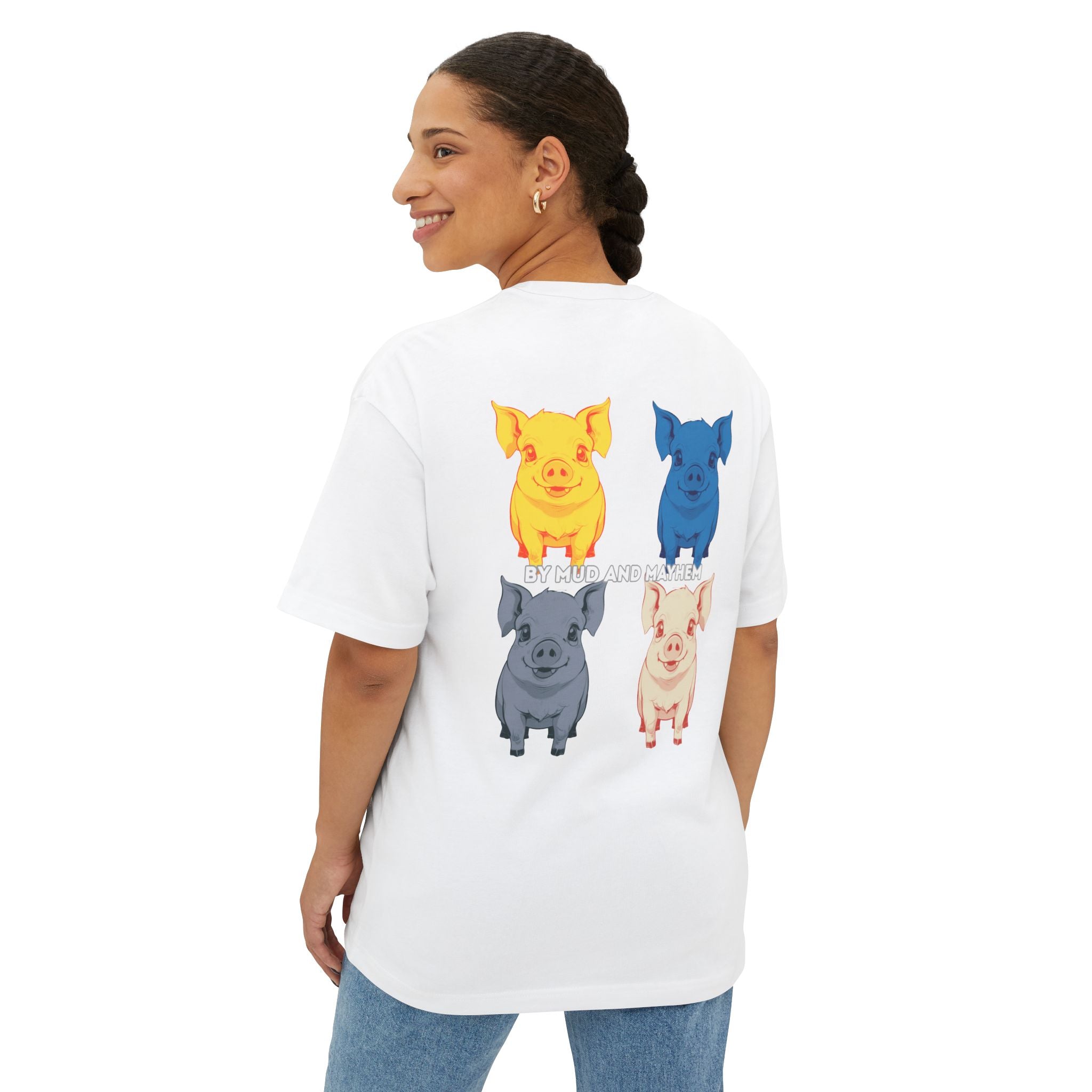 Anime Design Oversize T-shirt - 4tified Swines Collection - By Mud And Mayhem