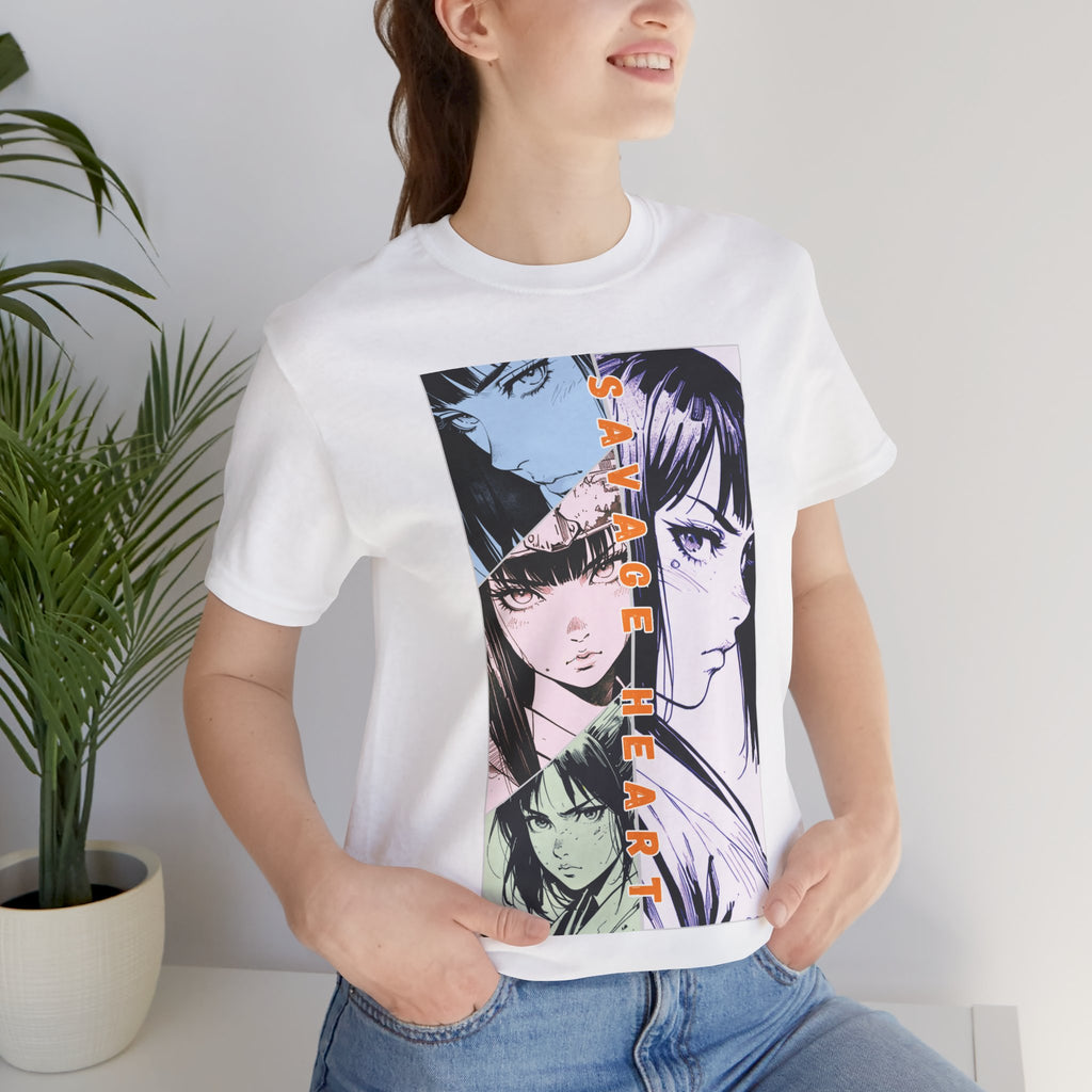 Anime Silent Hero T-shirt - Savage Heart