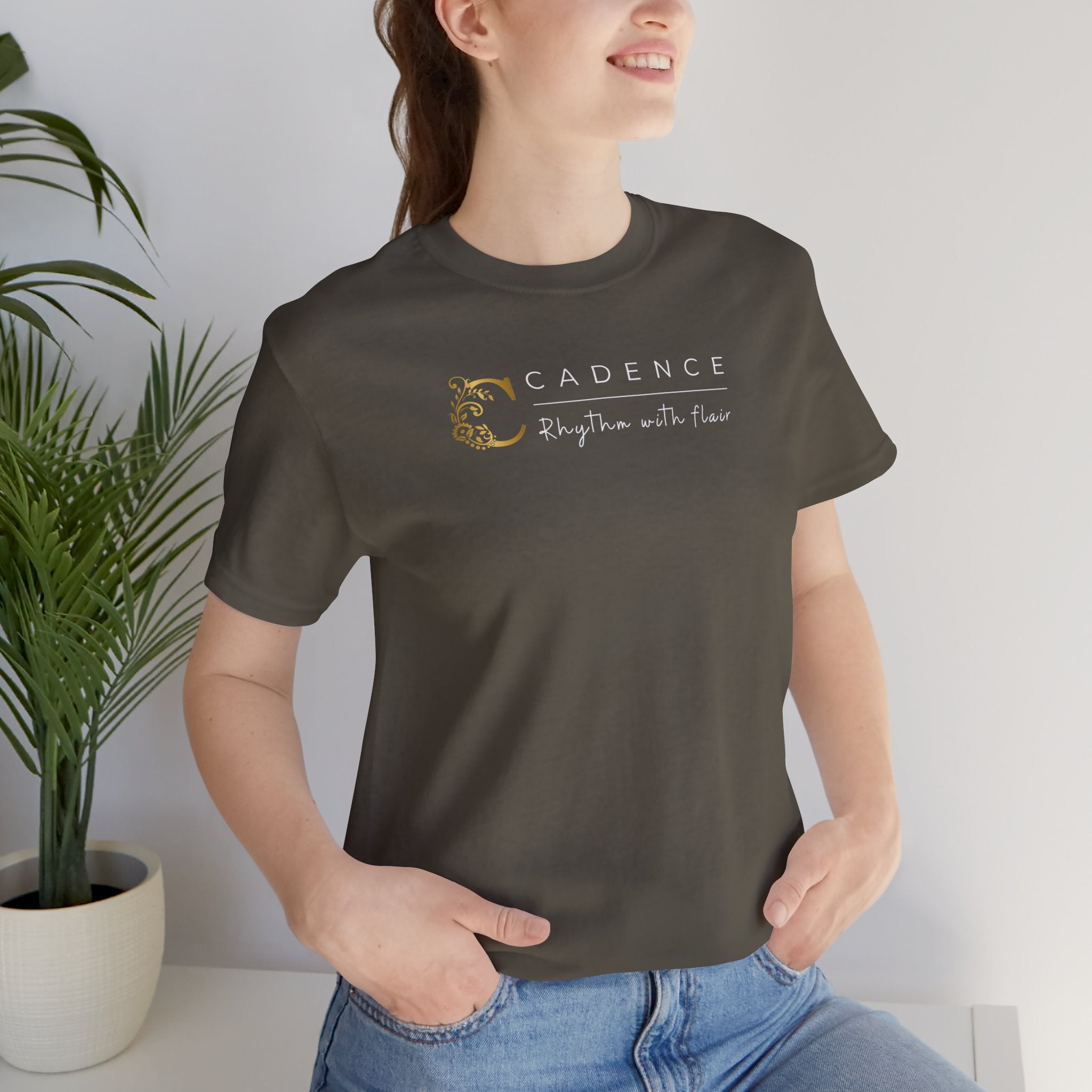 Empowering T-shirt For Friends  & Family - Verbal Vogue Tee Collection CADENCE