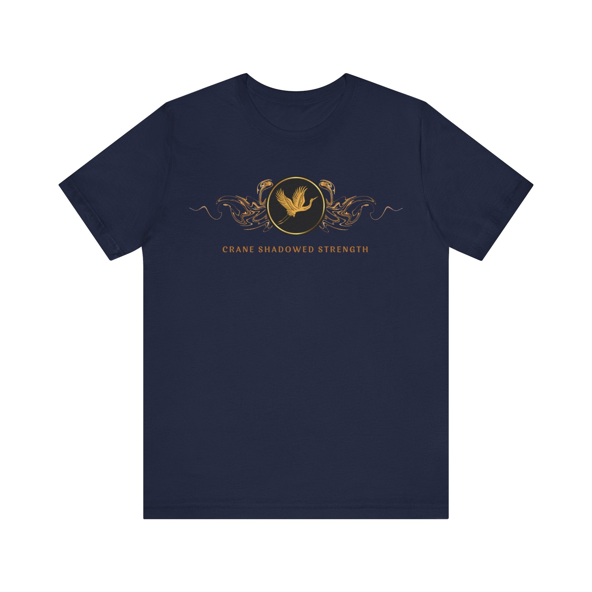 Empowering T-shirt - Zen Crane Collection Black Strength