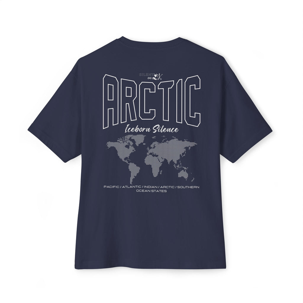 5-Oceans Collection Casual Streetwear Tee - Arctic Ocean Iceborn Silence