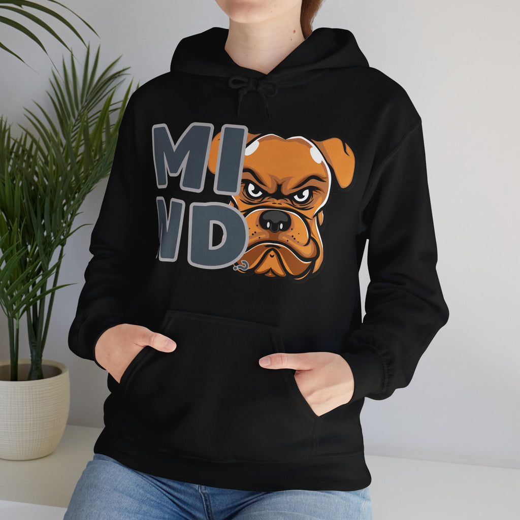 Hooded Sweatshirt Humor - Mind? Dog
