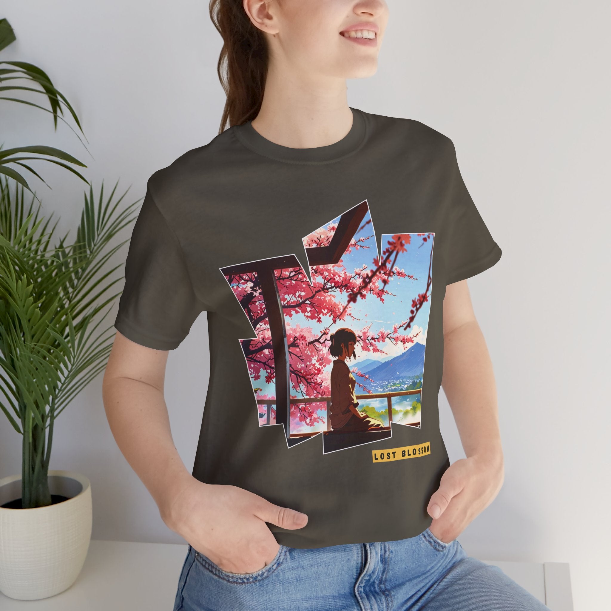 Anime Solace T-shirt - Lost Blossom