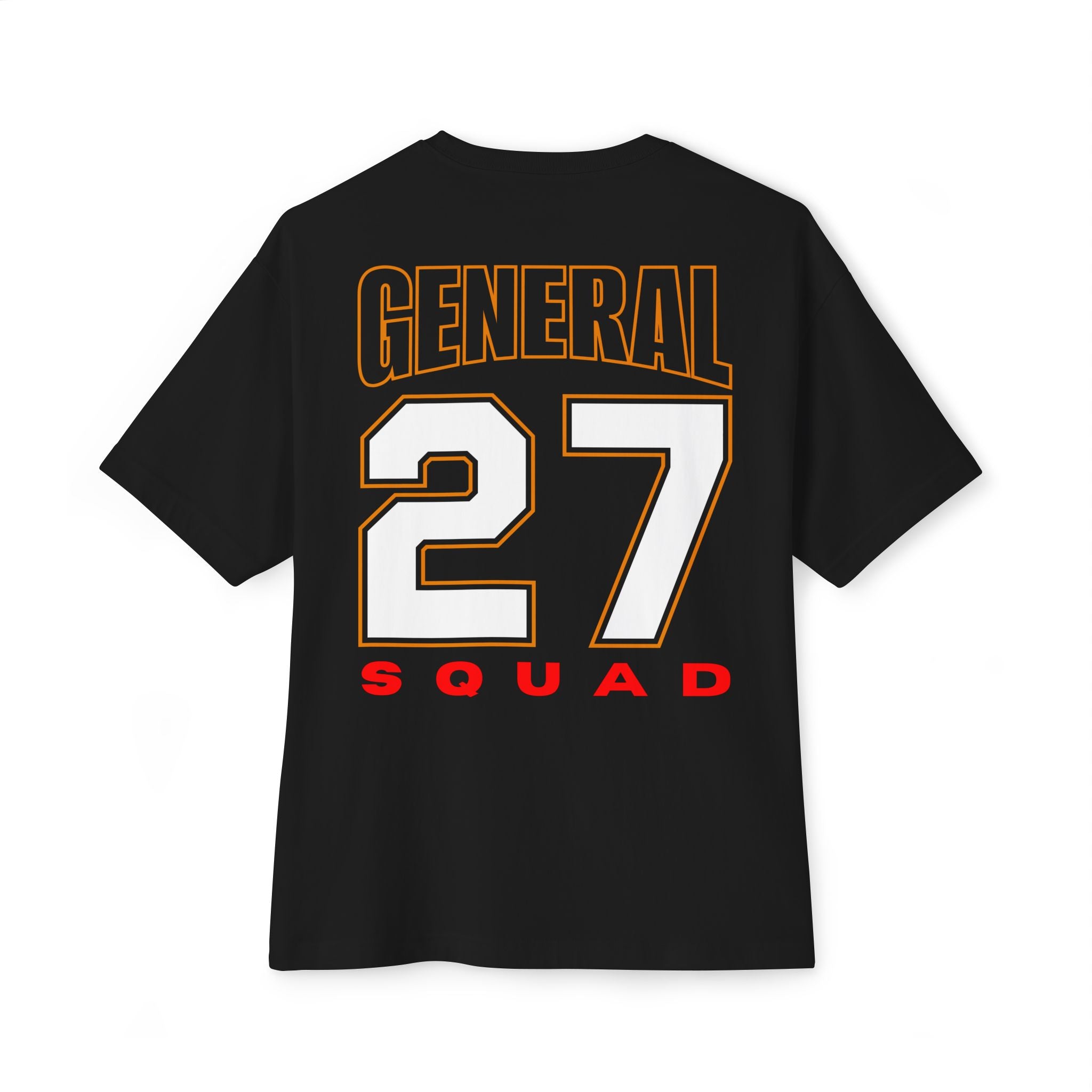 General Numbered Streetwear Box T-shirt Collection - 27 General Squad