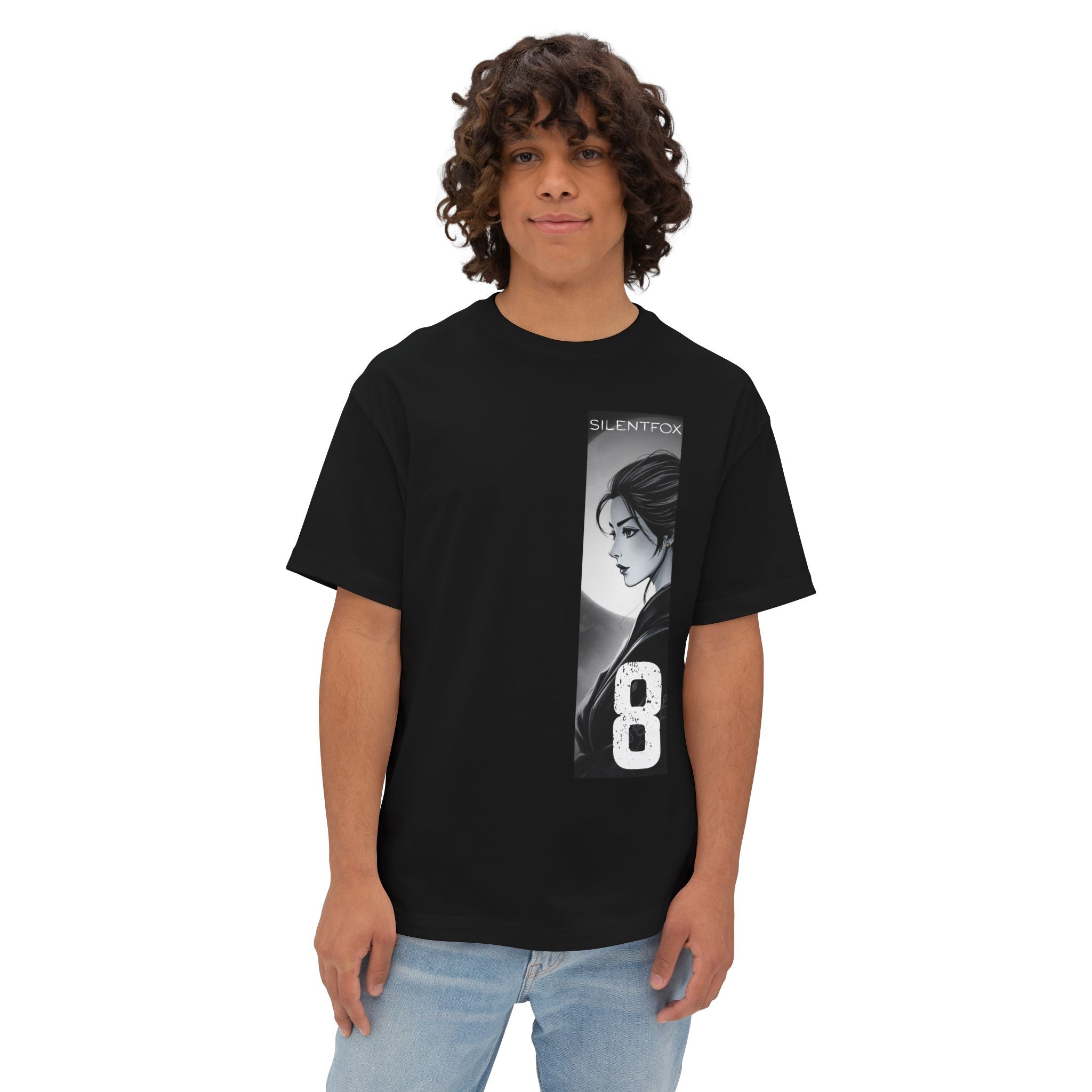 Anime Design Oversize T-shirt - SF Guardian - Devout #8