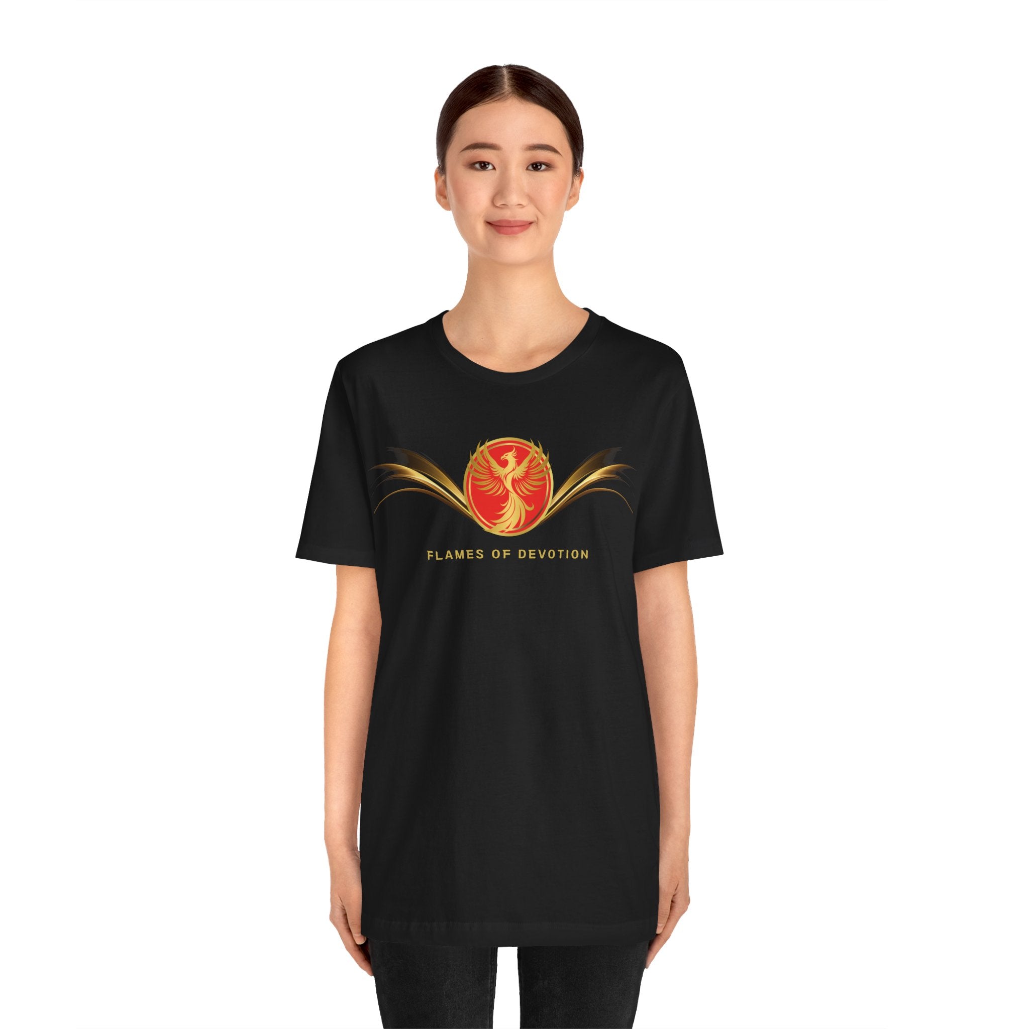 Empowering T-shirt - Zen Phoenix Collection Red Devotion