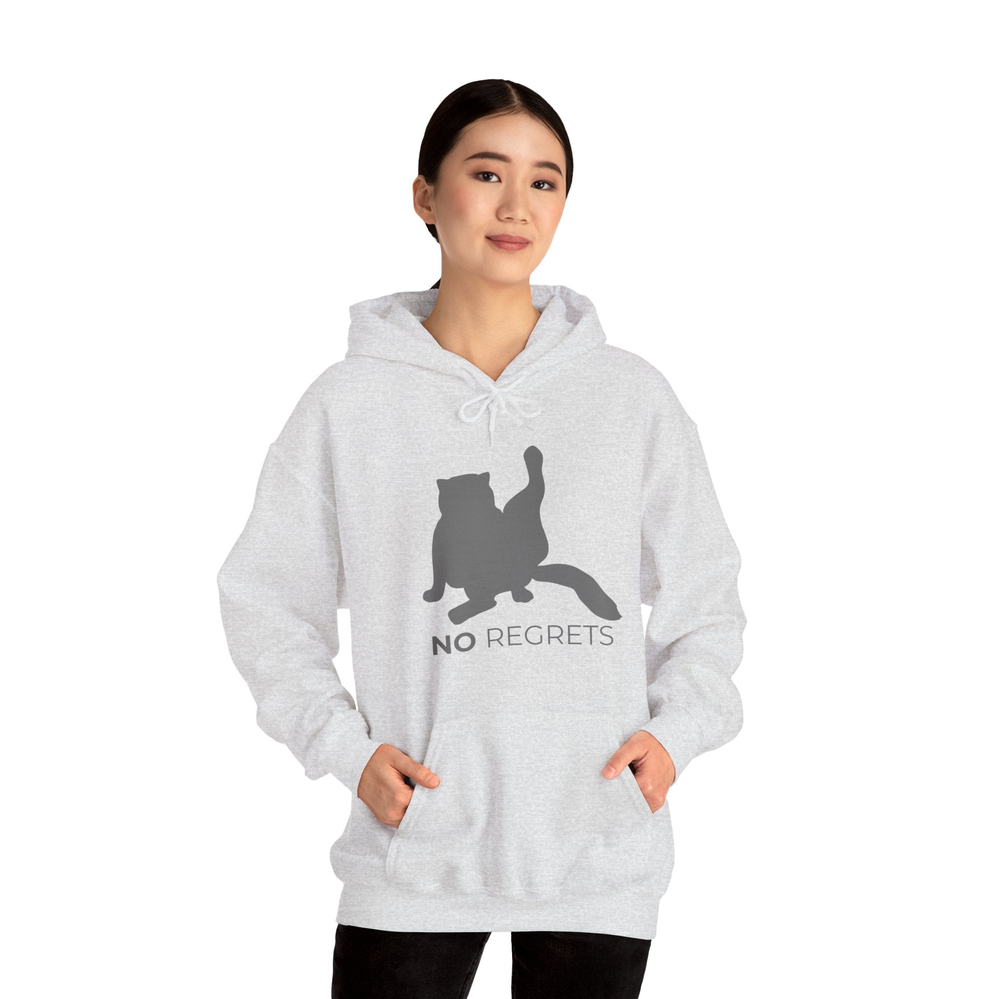 Animal Attitude Hoodie Line - No Regrets Cat