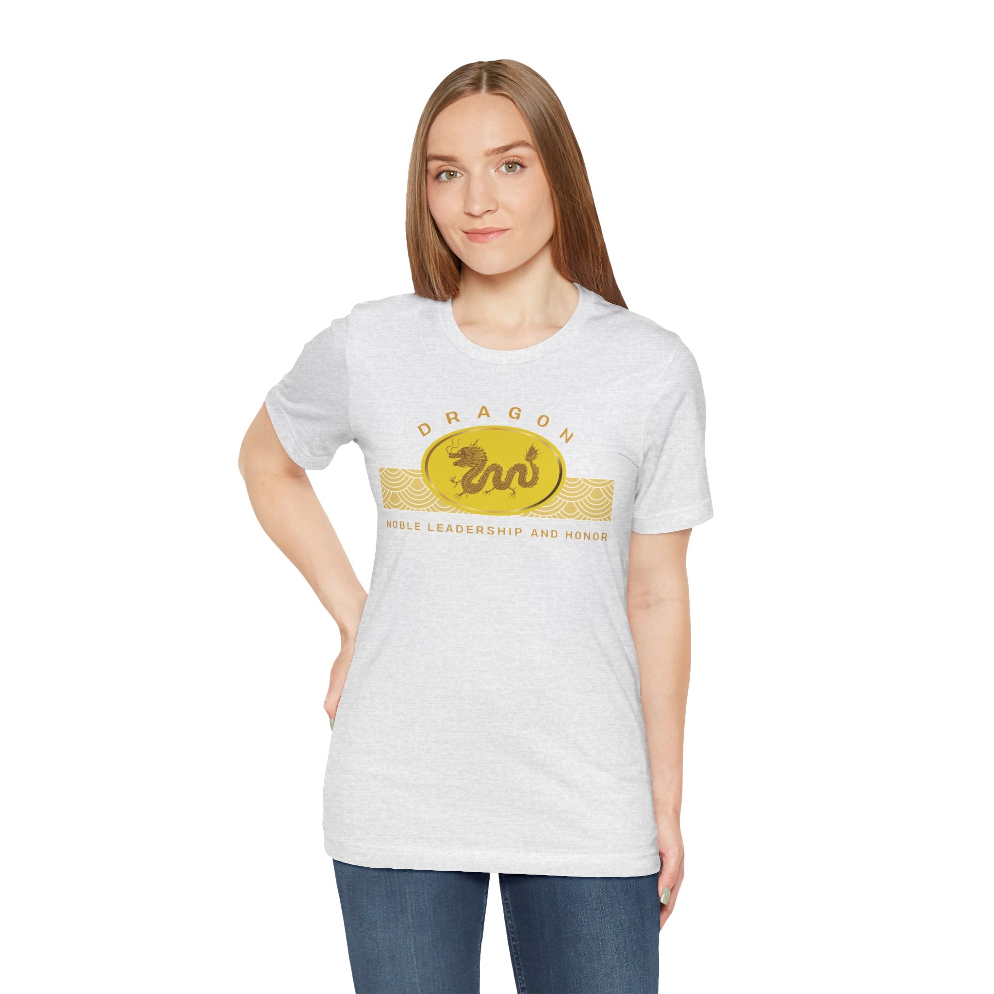 Empowering T-shirt - Zen Dragon Collection Yellow Noble