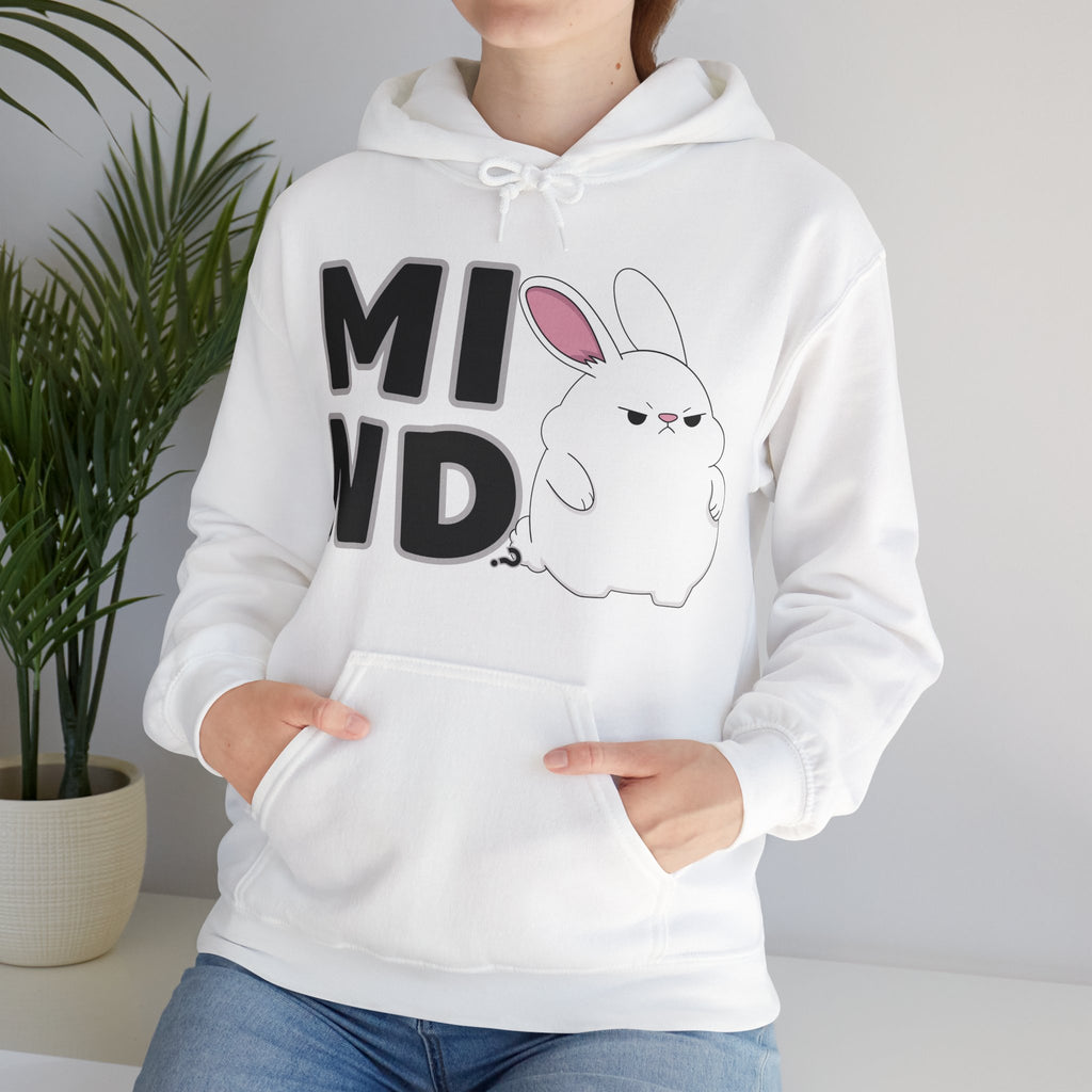Hooded Sweatshirt Humor - Mind? Rabbit