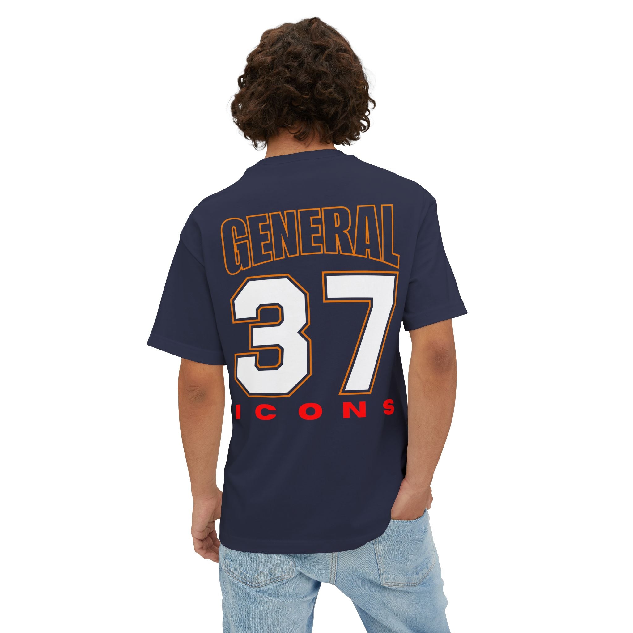General Numbered Streetwear Box T-shirt Collection - 37 General Icons