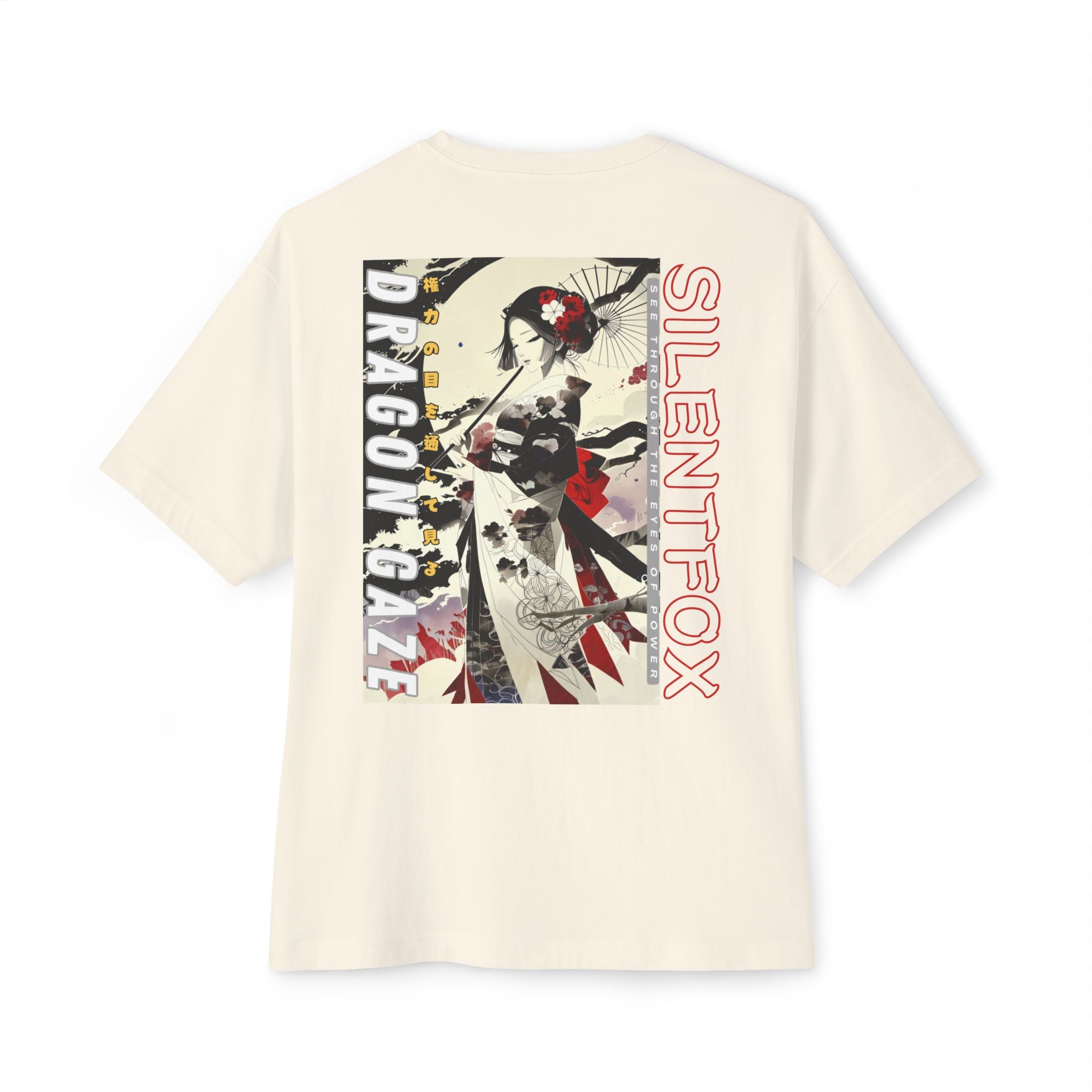 Anime Design Oversize T-shirt - SF Dragon Gaze