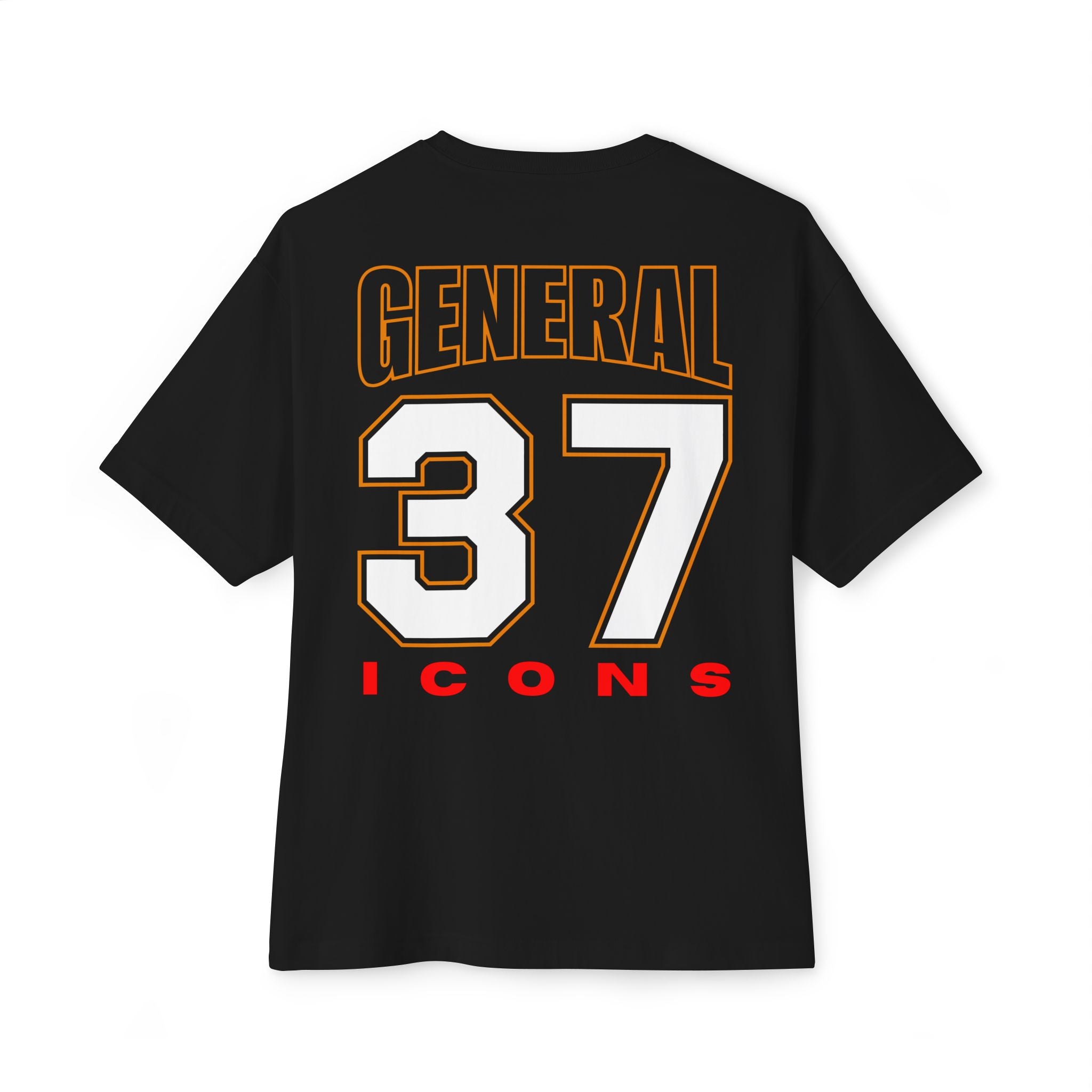 General Numbered Streetwear Box T-shirt Collection - 37 General Icons