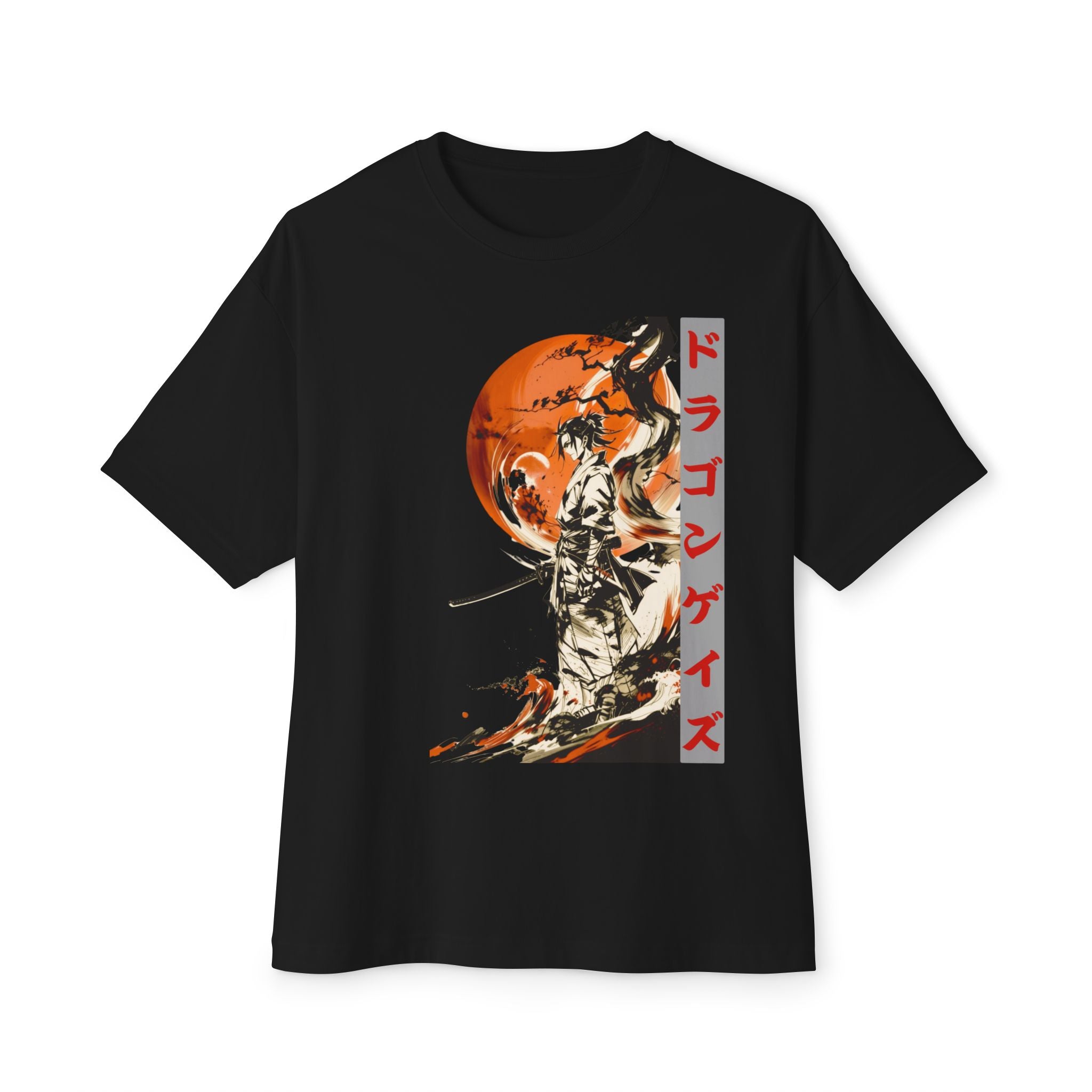 Anime Design Oversize T-shirt - SF Dragon Gaze