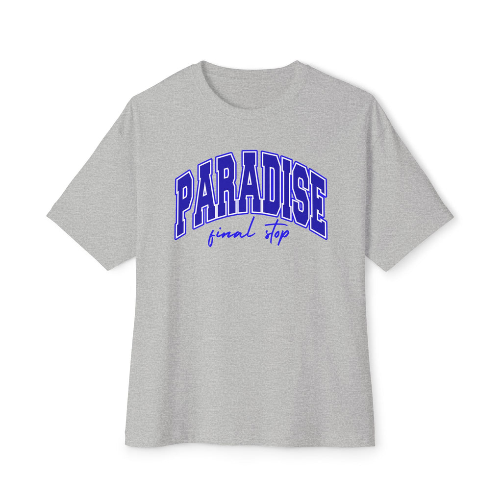 Higher Ground Blue Box-Tee Line - Paradise Final Stop