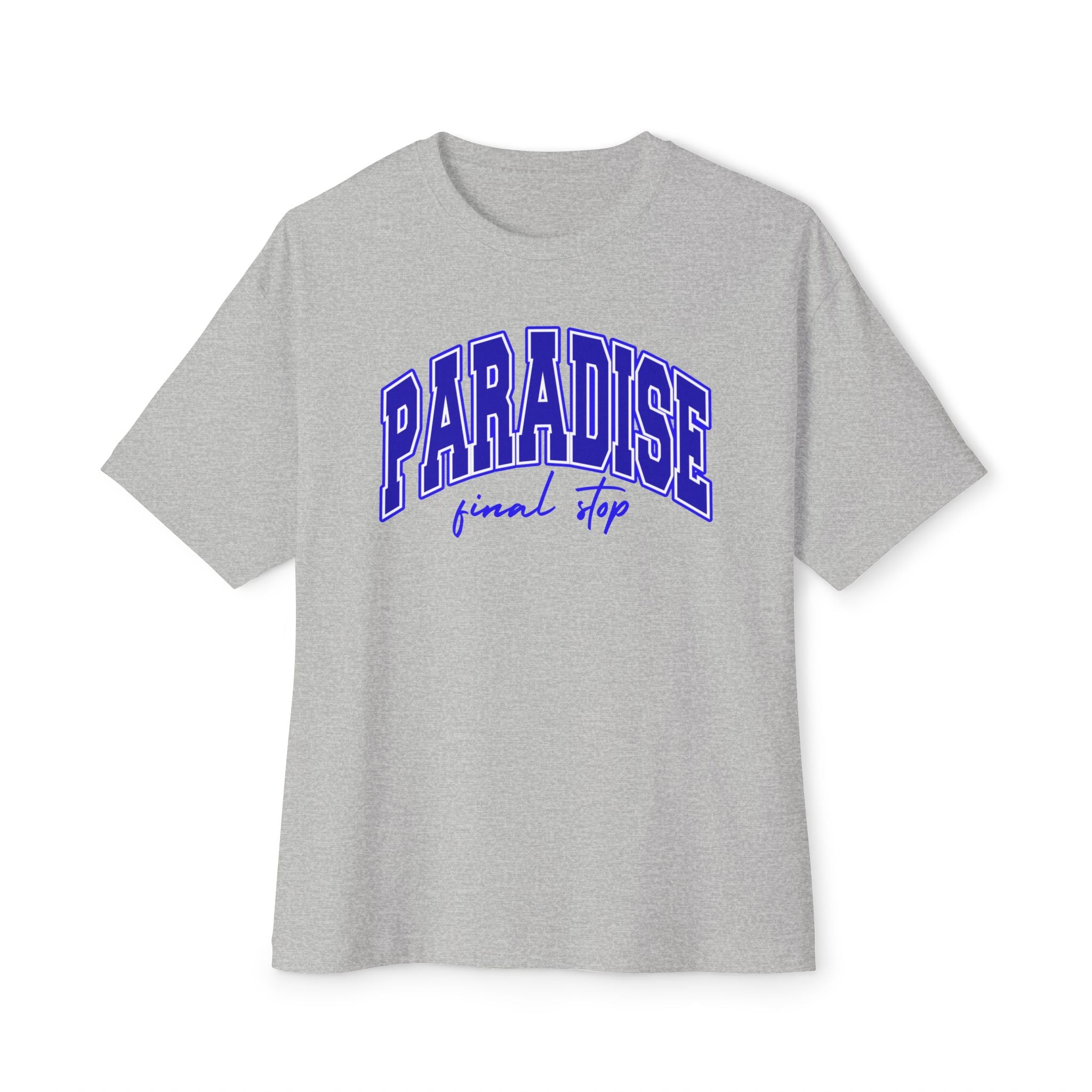 Higher Ground Blue Box-Tee Line - Paradise Final Stop