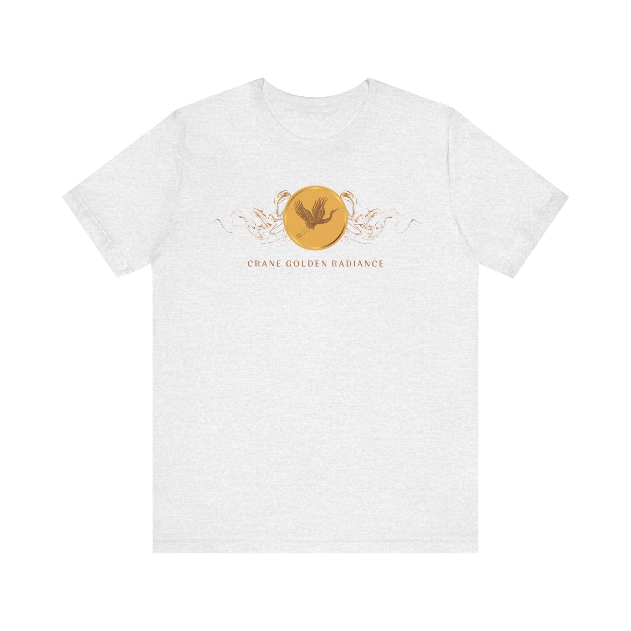 Empowering T-shirt - Zen Crane Collection Gold Radiance