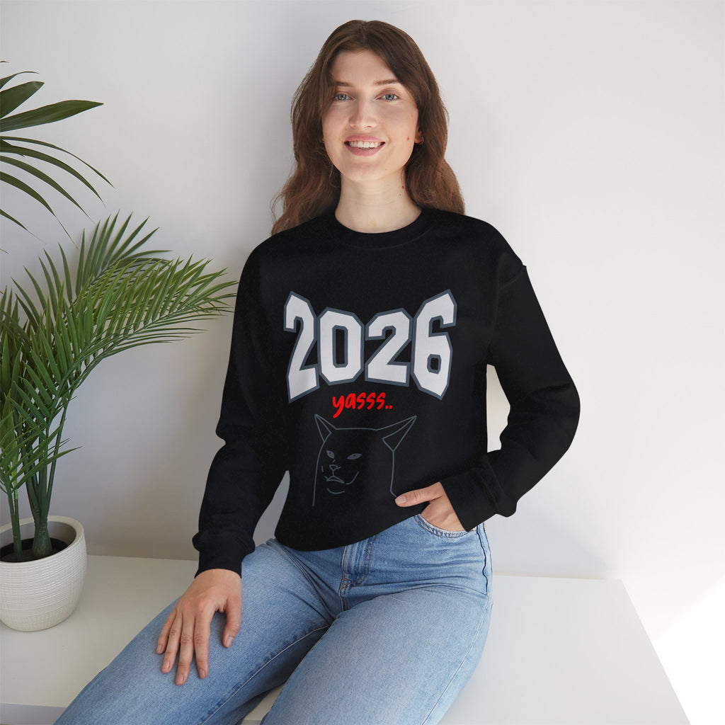 2026 New Year Sweatshirt Line - Yasss 2026