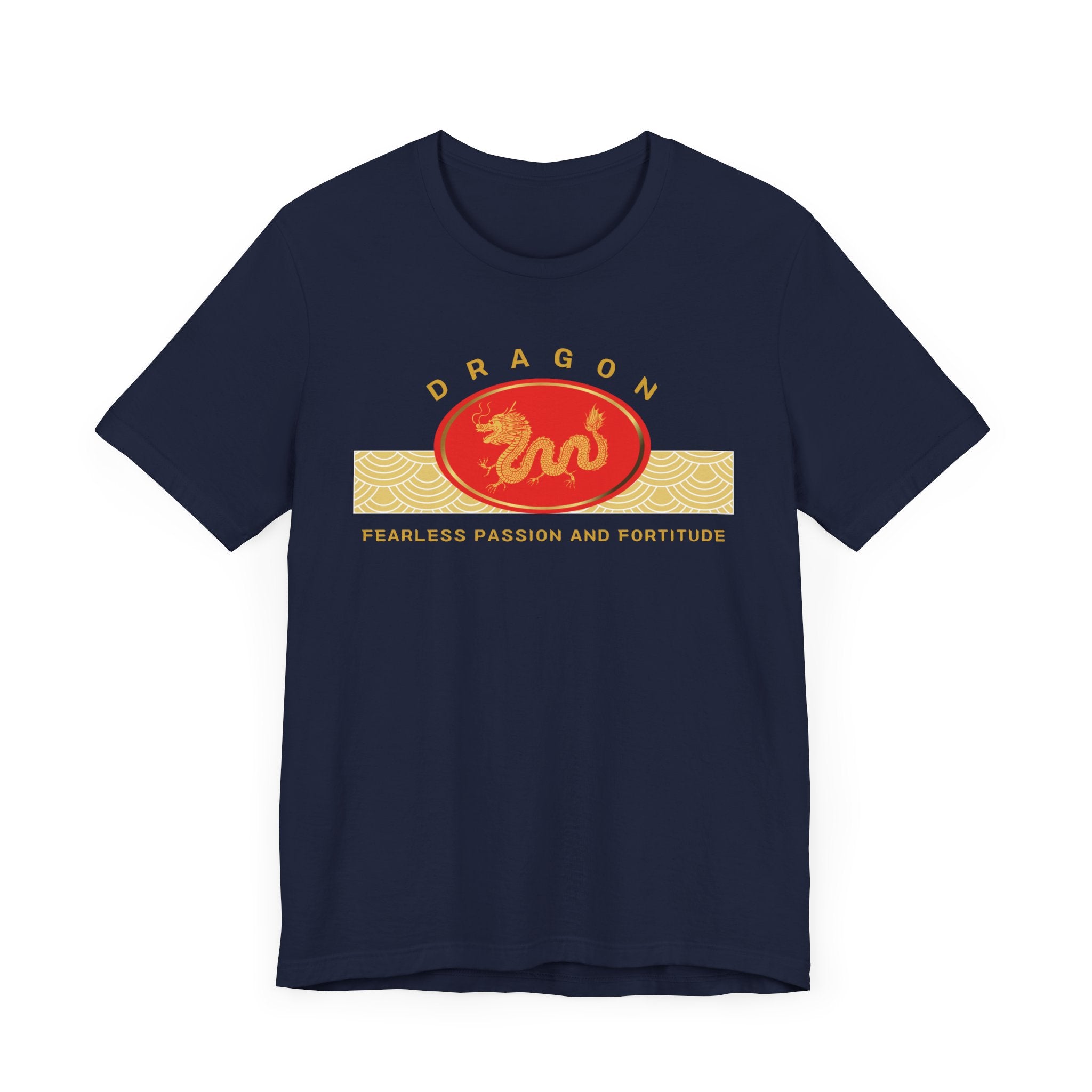 Empowering T-shirt - Zen Dragon Collection Red Fearless