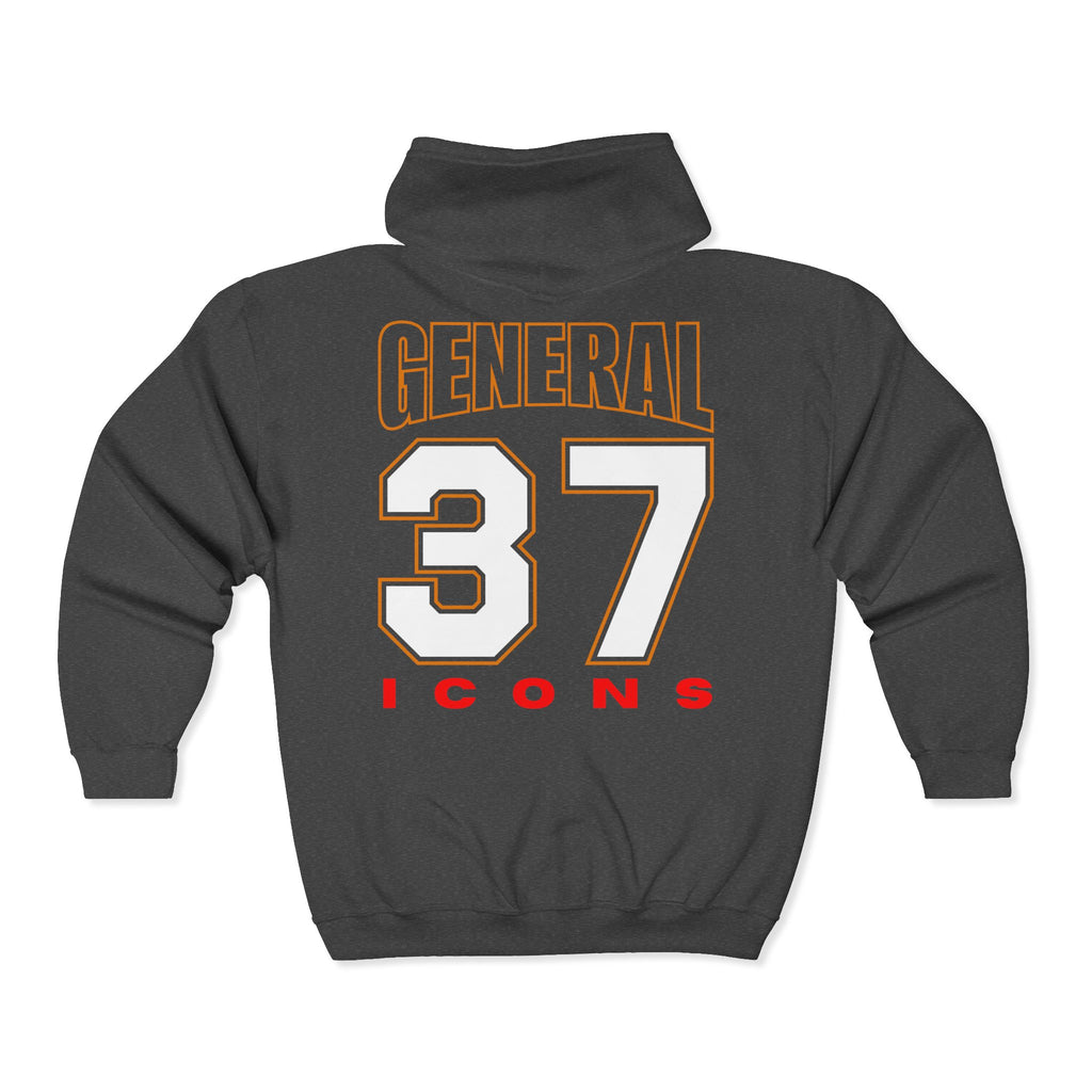 General Numbered Zip Hoodie Collection - 37 General Icons